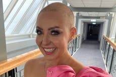 Amy Dowden couldn’t look in the mirror’ when she started losing hair following cancer treatment