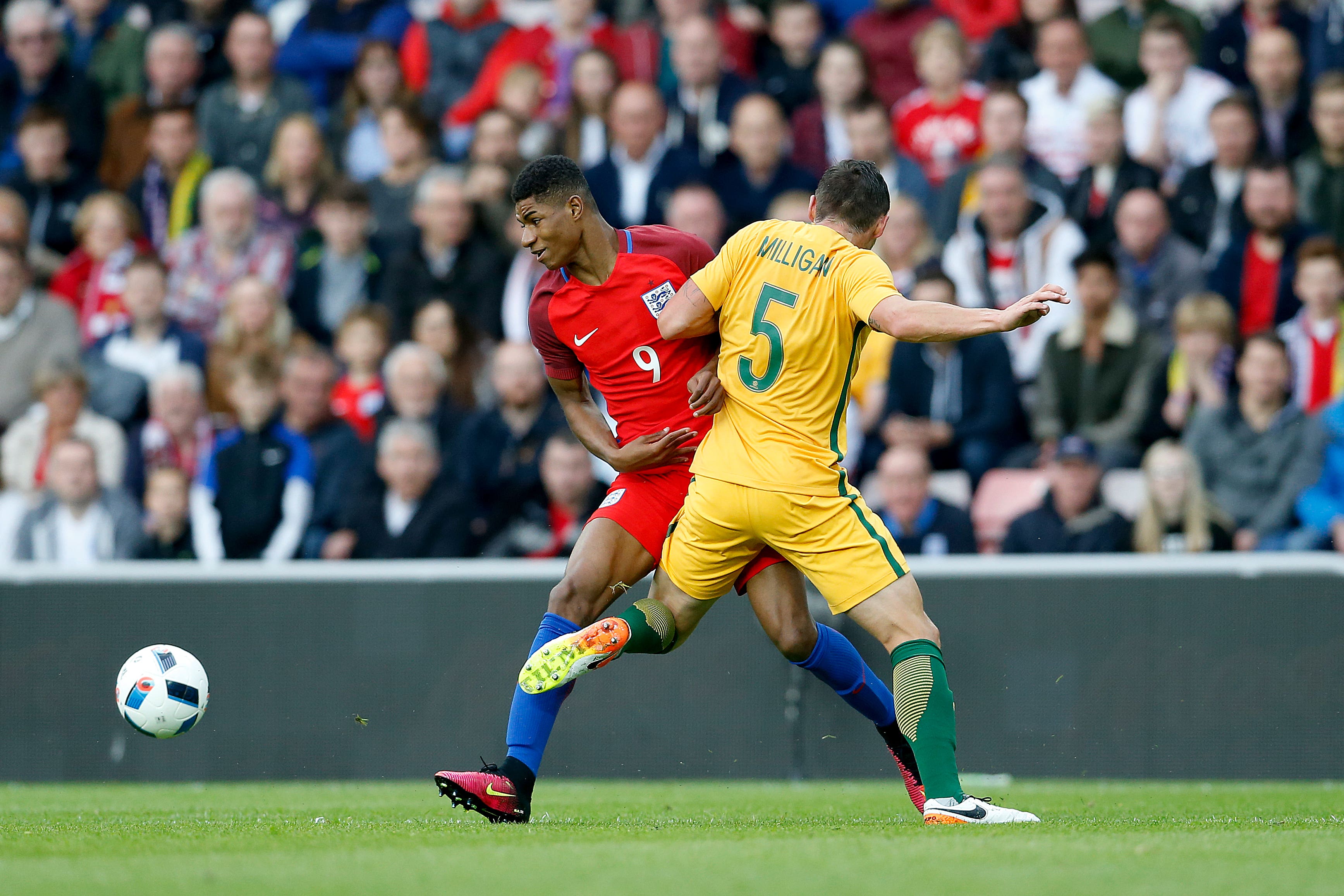 England beat Australia in their last meeting (Owen Humphreys/PA)