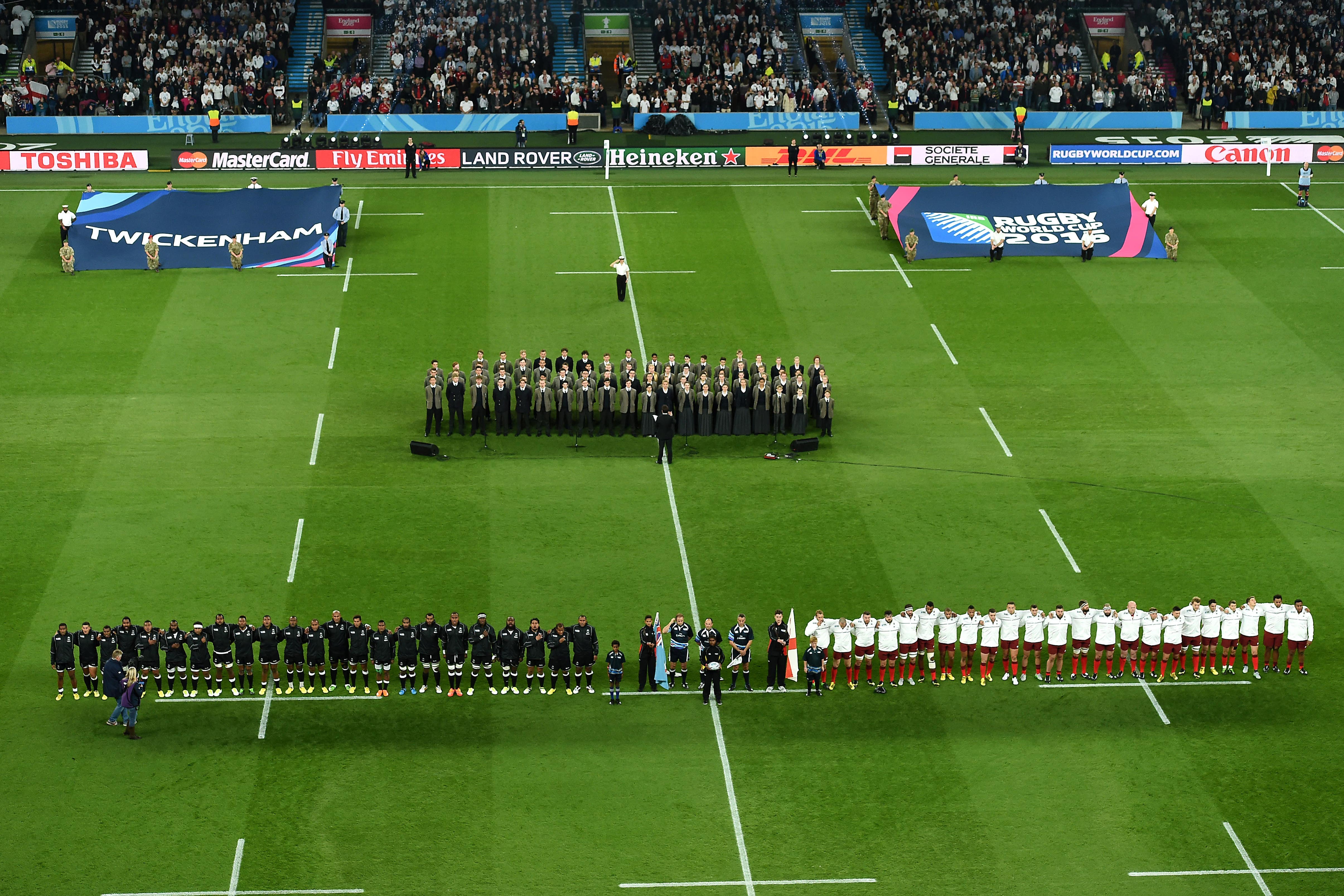 England took on Fiji at the 2015 World Cup (Andrew Matthews/PA)