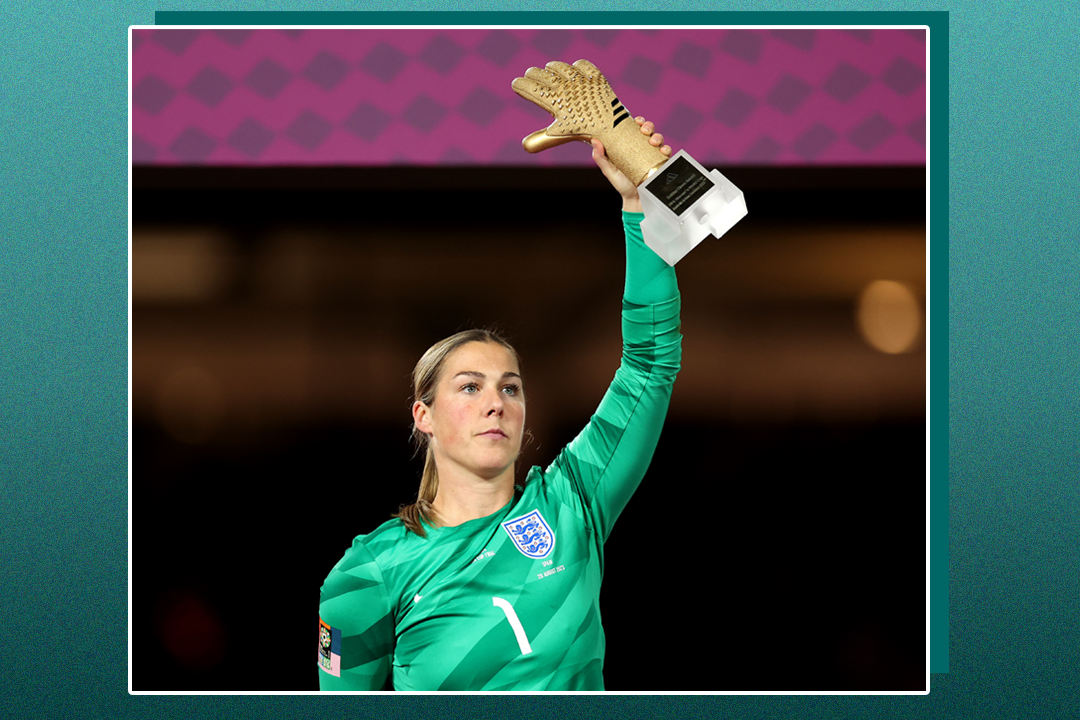 The England goalkeeper won the Golden Glove award