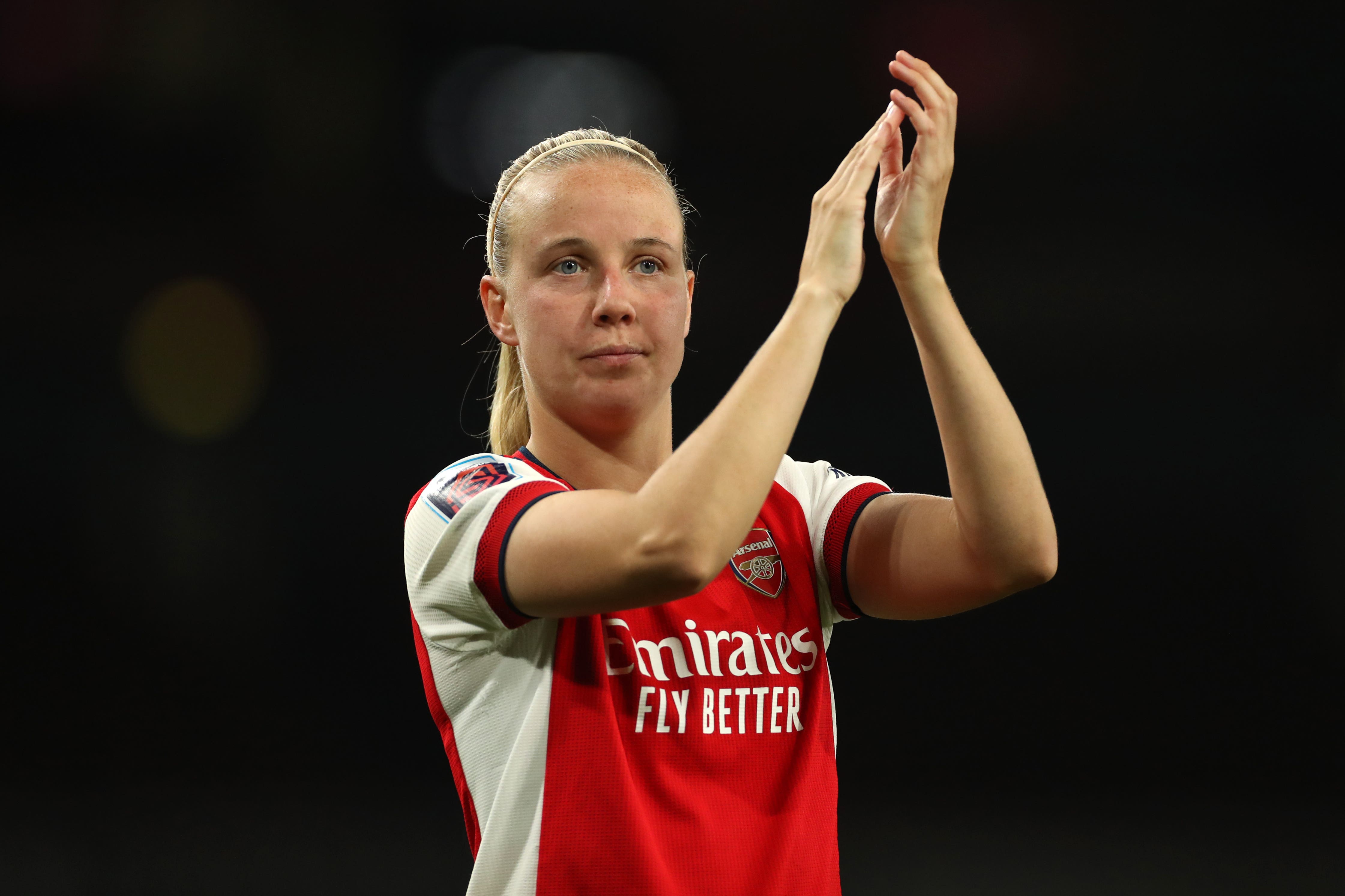 Forward Beth Mead could feature for the first time in nearly a year when Arsenal host Aston Villa at the Emirates (Bradley Collyer/PA)