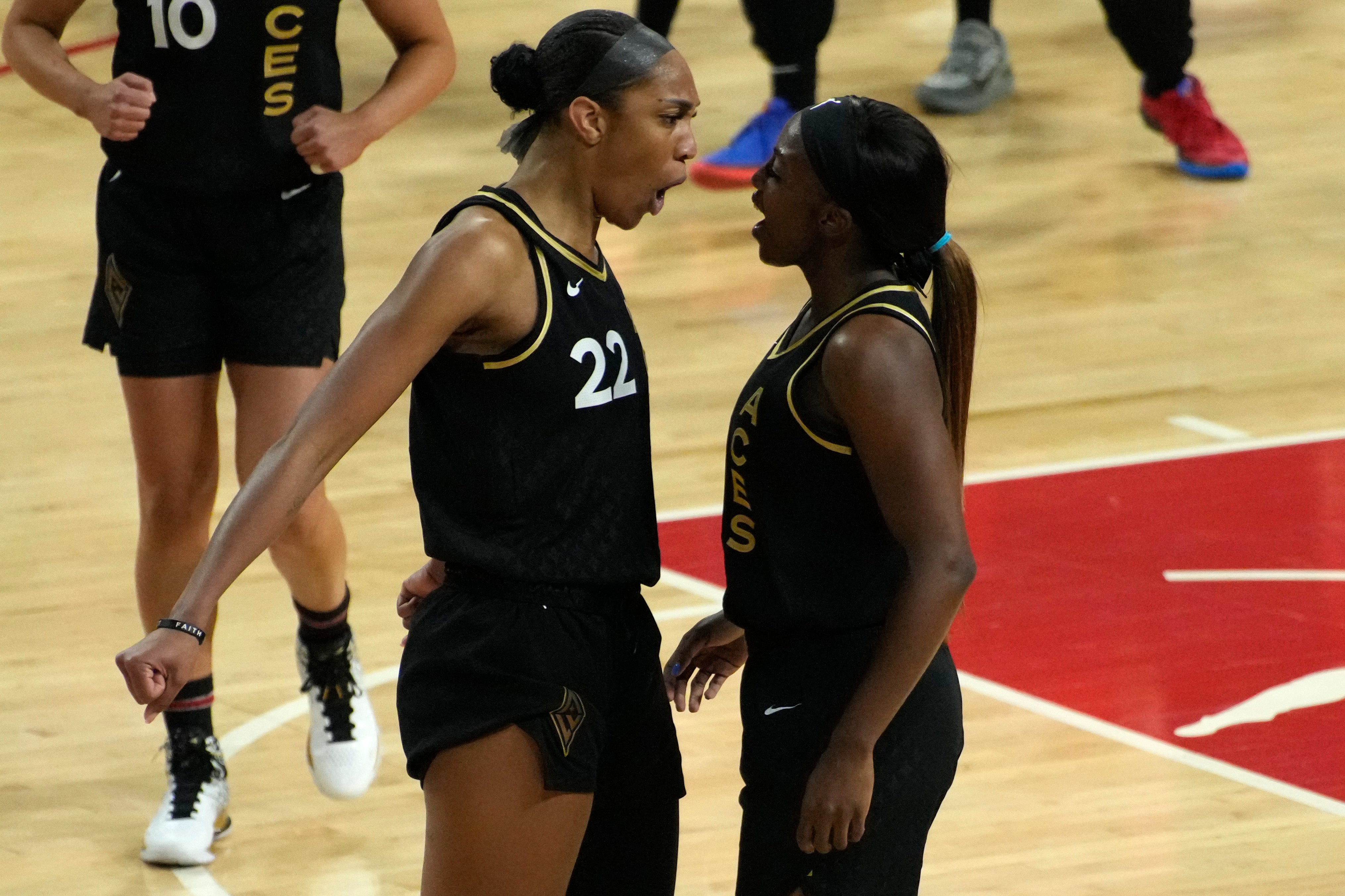 APTOPIX Liberty Aces Basketball