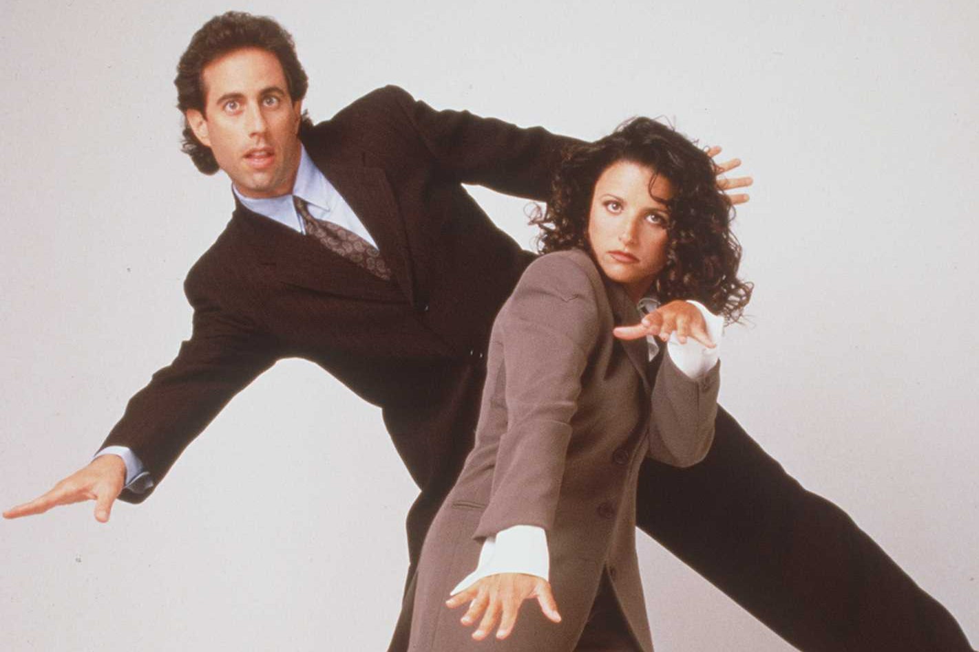 Jerry Seinfeld and Julia Louis-Dreyfus in ‘Seinfeld’