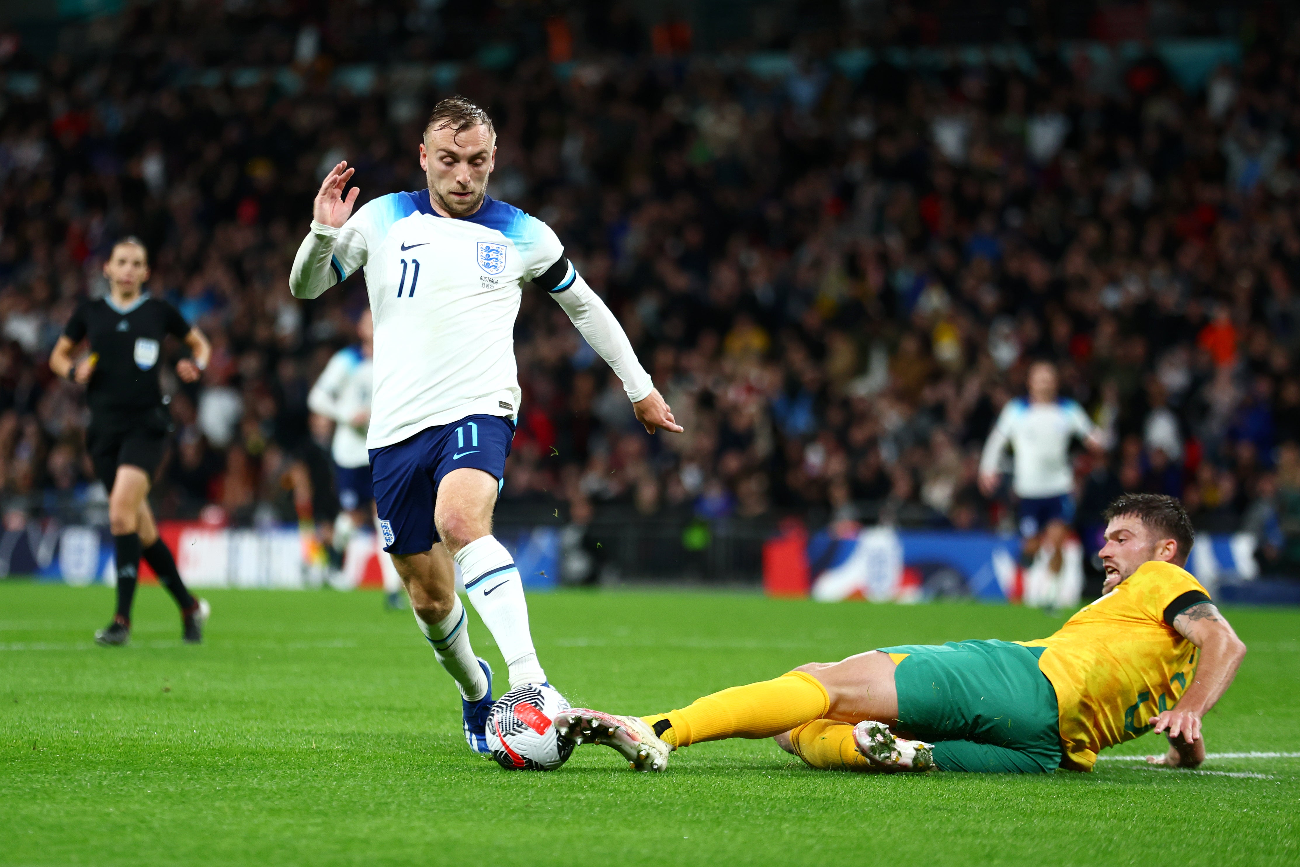 Jarrod Bowen was a bright spot in a disjointed England performance