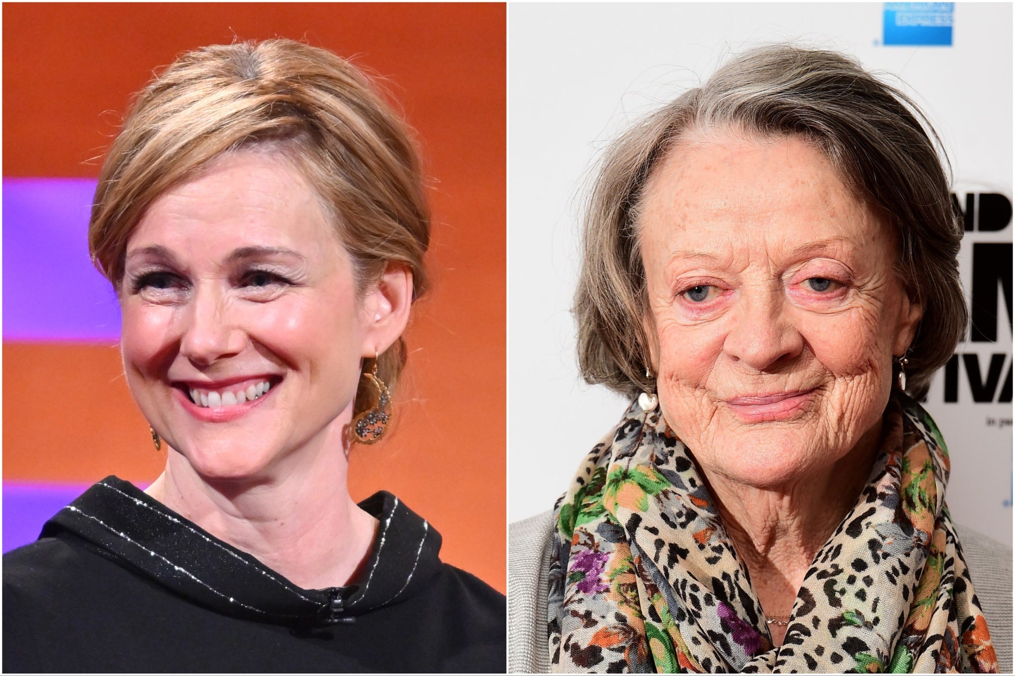 Laura Linney (left) and Dame Maggie Smith