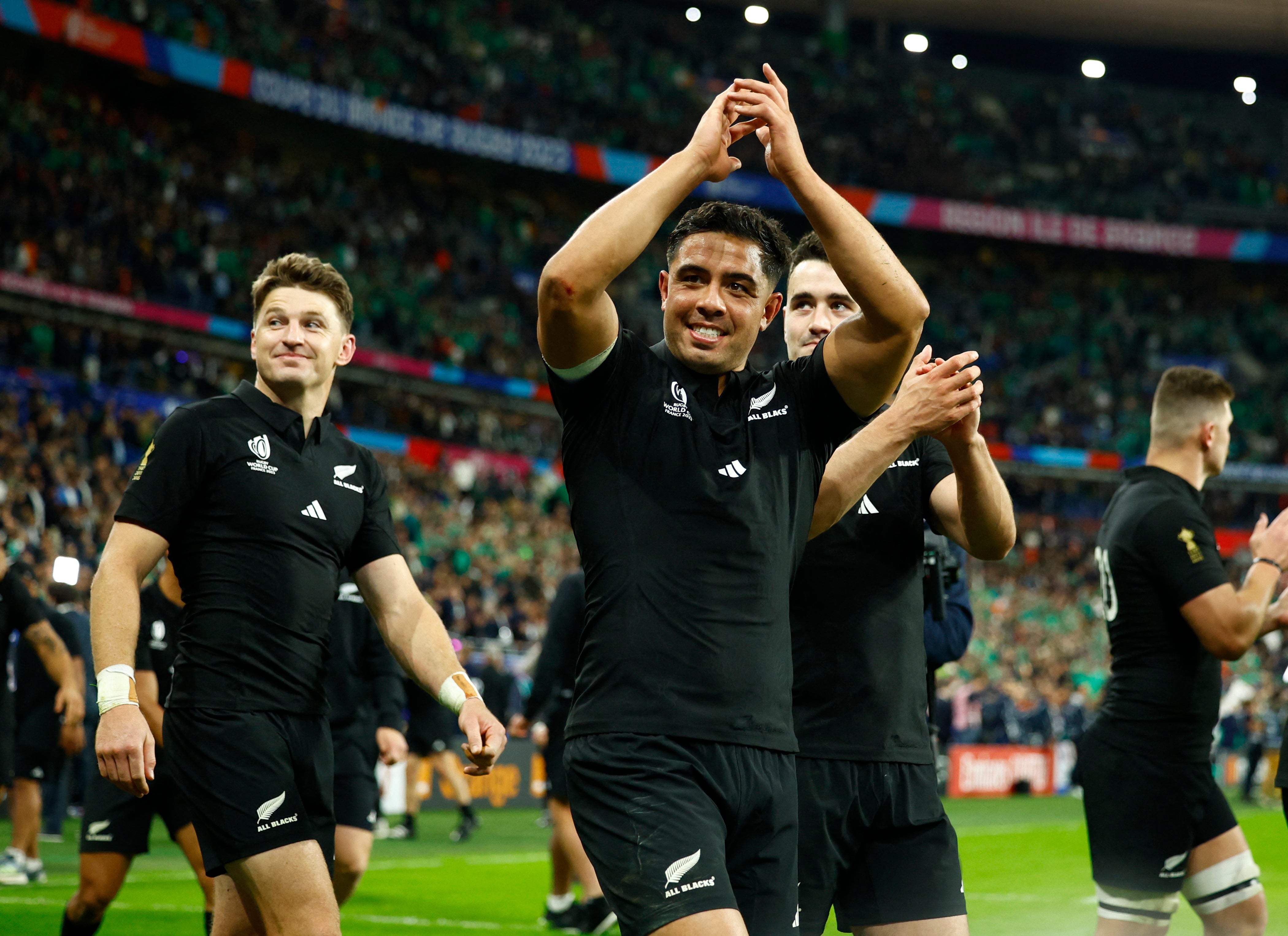 The All Blacks eventually prevailed in Paris