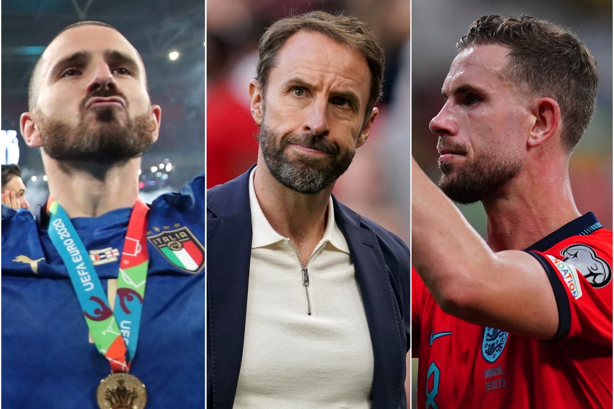 England and Italy meet again at Wembley on Tuesday in a crucial Euro 2024 qualifier (Nick Potts/Martin Rickett/Nick Potts/PA)