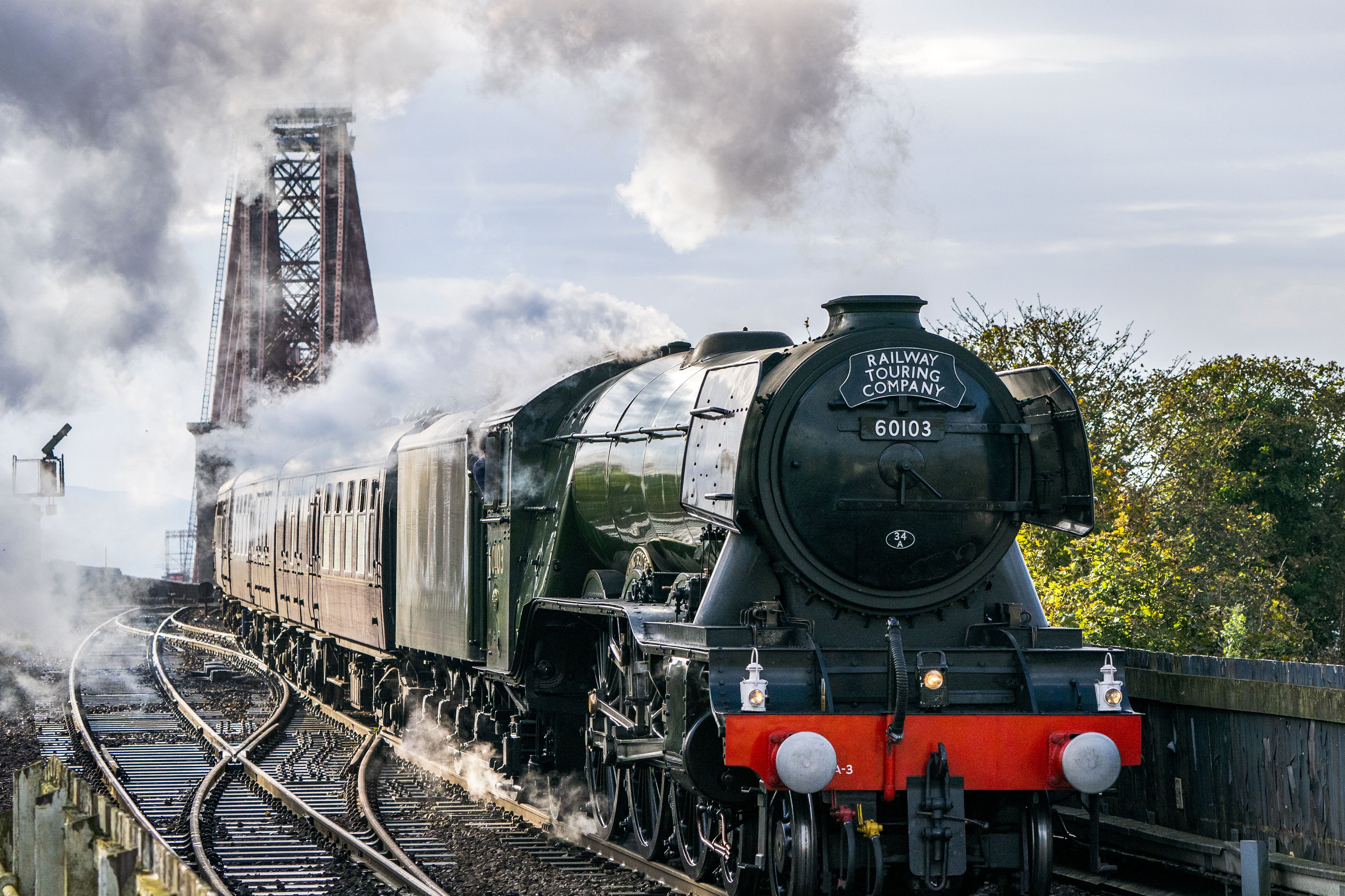 The Flying Scotsman resumed tours a week after the low-speed crash (Jane Barlow/PA)