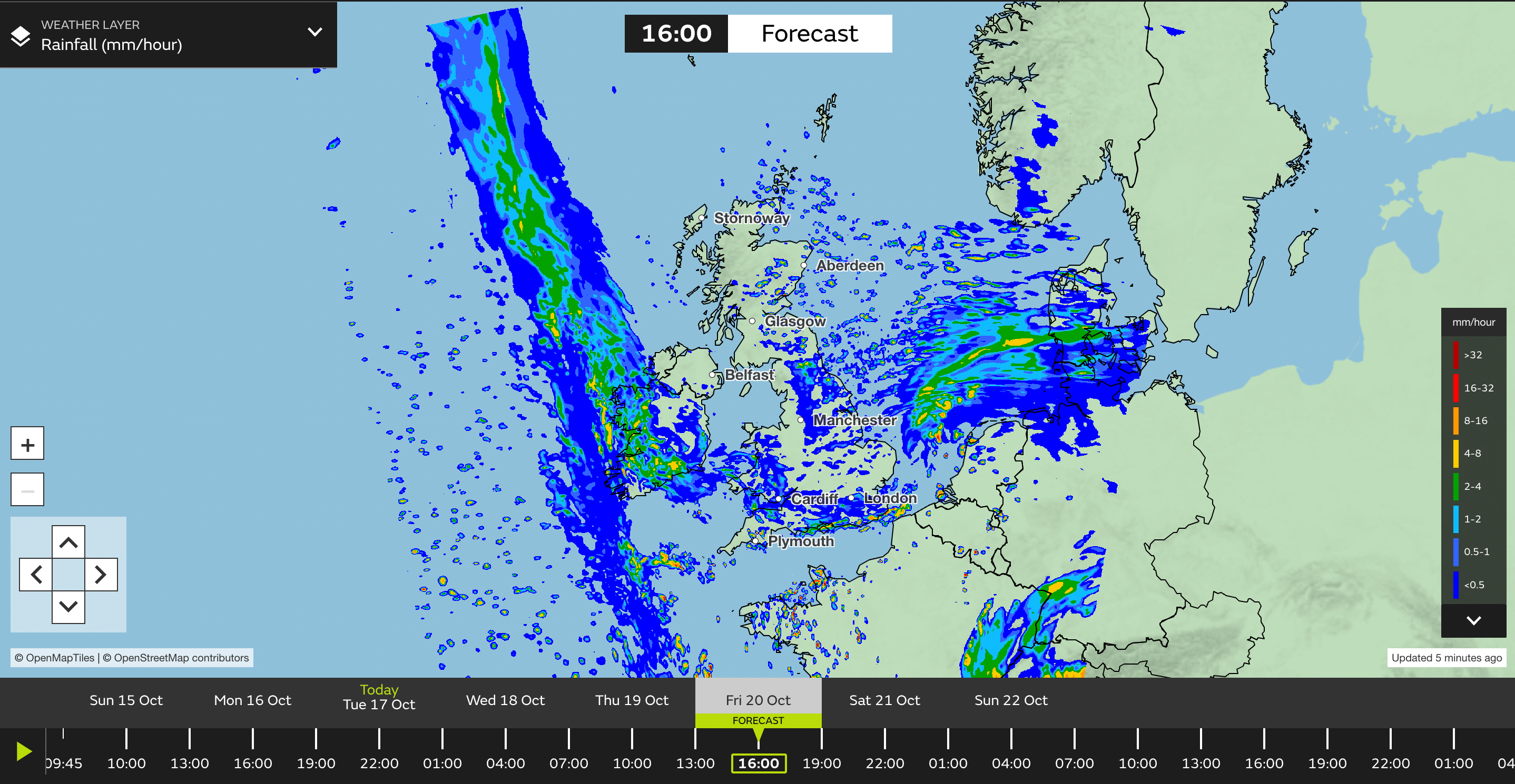 Weather warnings for large parts of eastern England and southern Scotland remain in place over Friday afternoon and evening