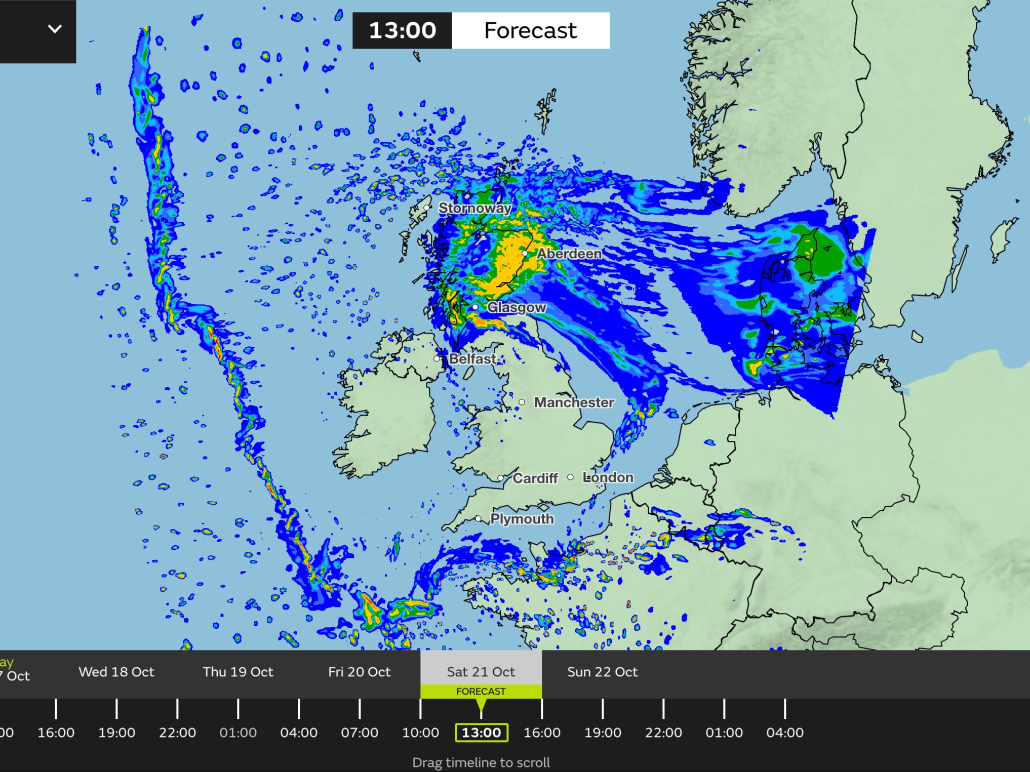 By Saturday afternoon, all weather warnings are set to clear as Storm Babet clears the UK after several days of extreme weather