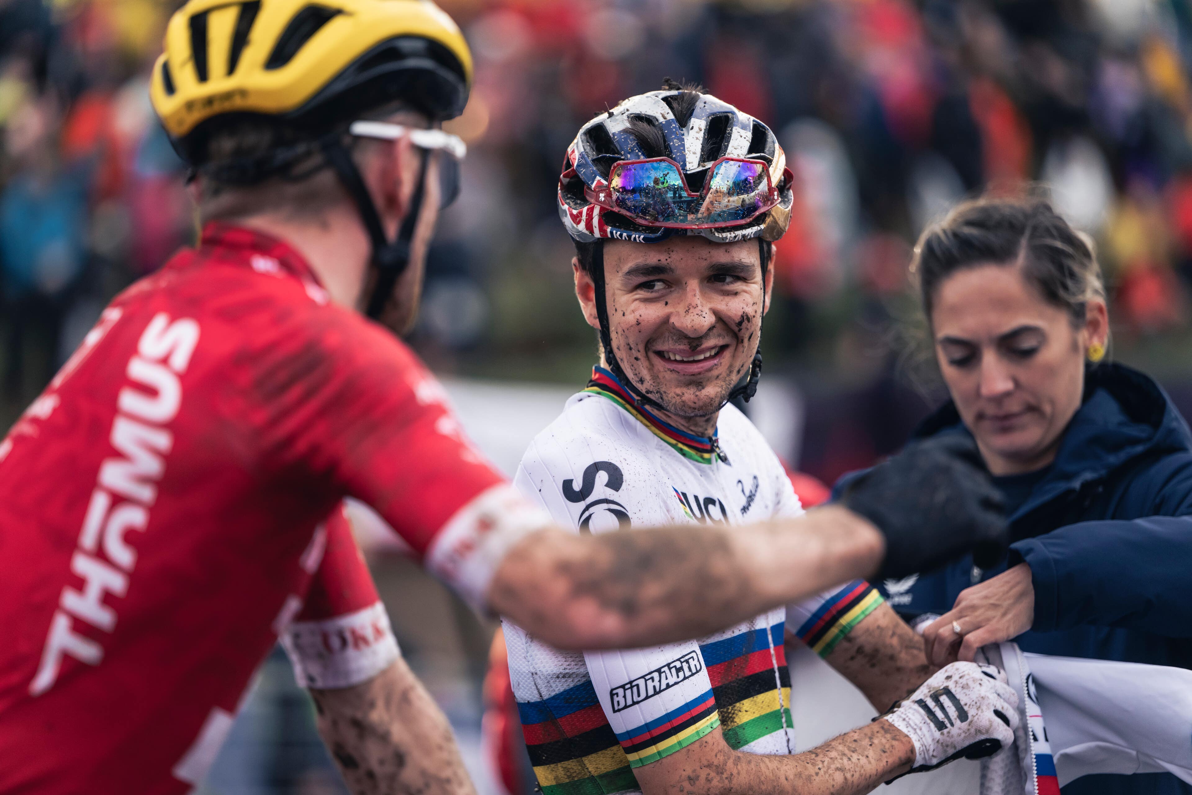 Tom Pidcock has admitted he faces pressure to focus on the road as he continues to race in multiple disciplines (Red Bull handout)