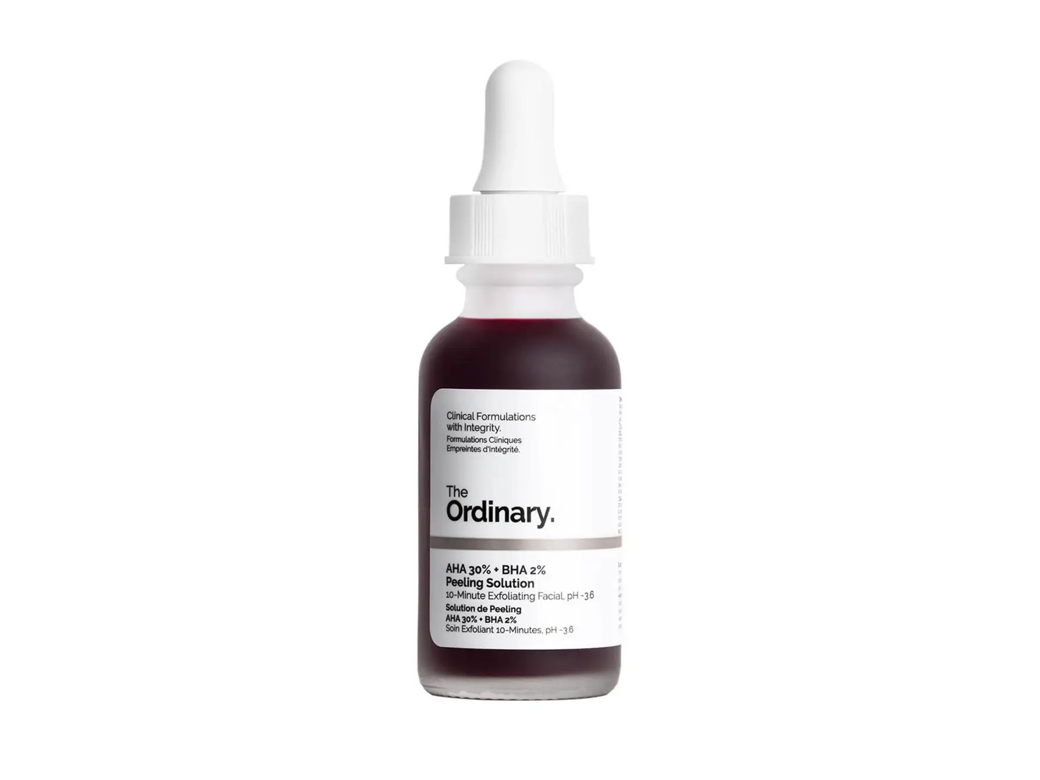 The Ordinary AHA 30% + BHA 2% peeling solution