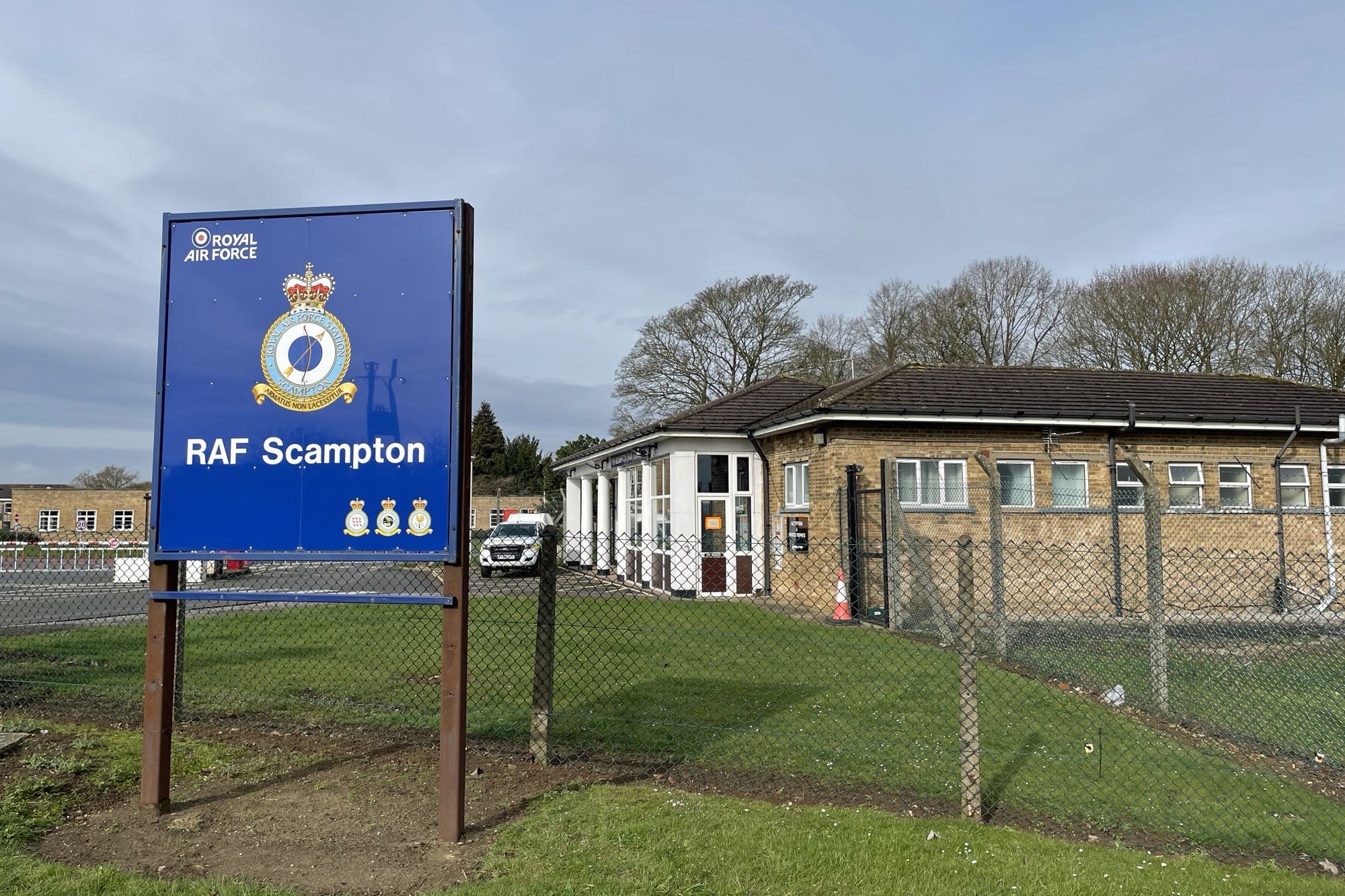 RAF Scampton, in Lincolnshire (Callum Parke/PA)