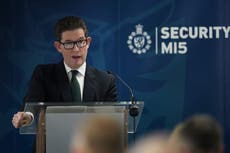 MI5 boss says Chinese espionage in UK on ‘epic’ scale with 20,000 people approached by spies