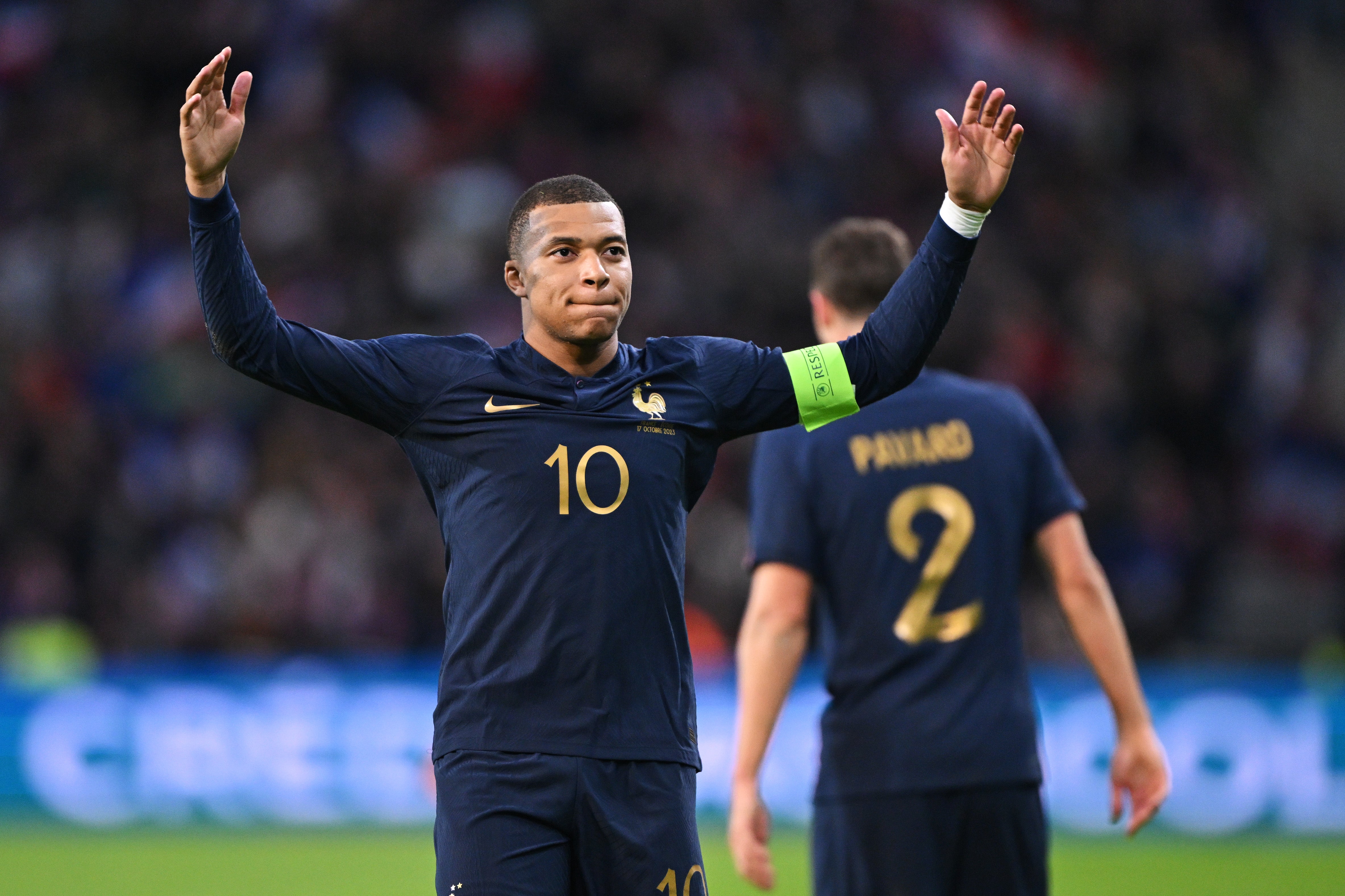 Mbappe was part of a strong France side