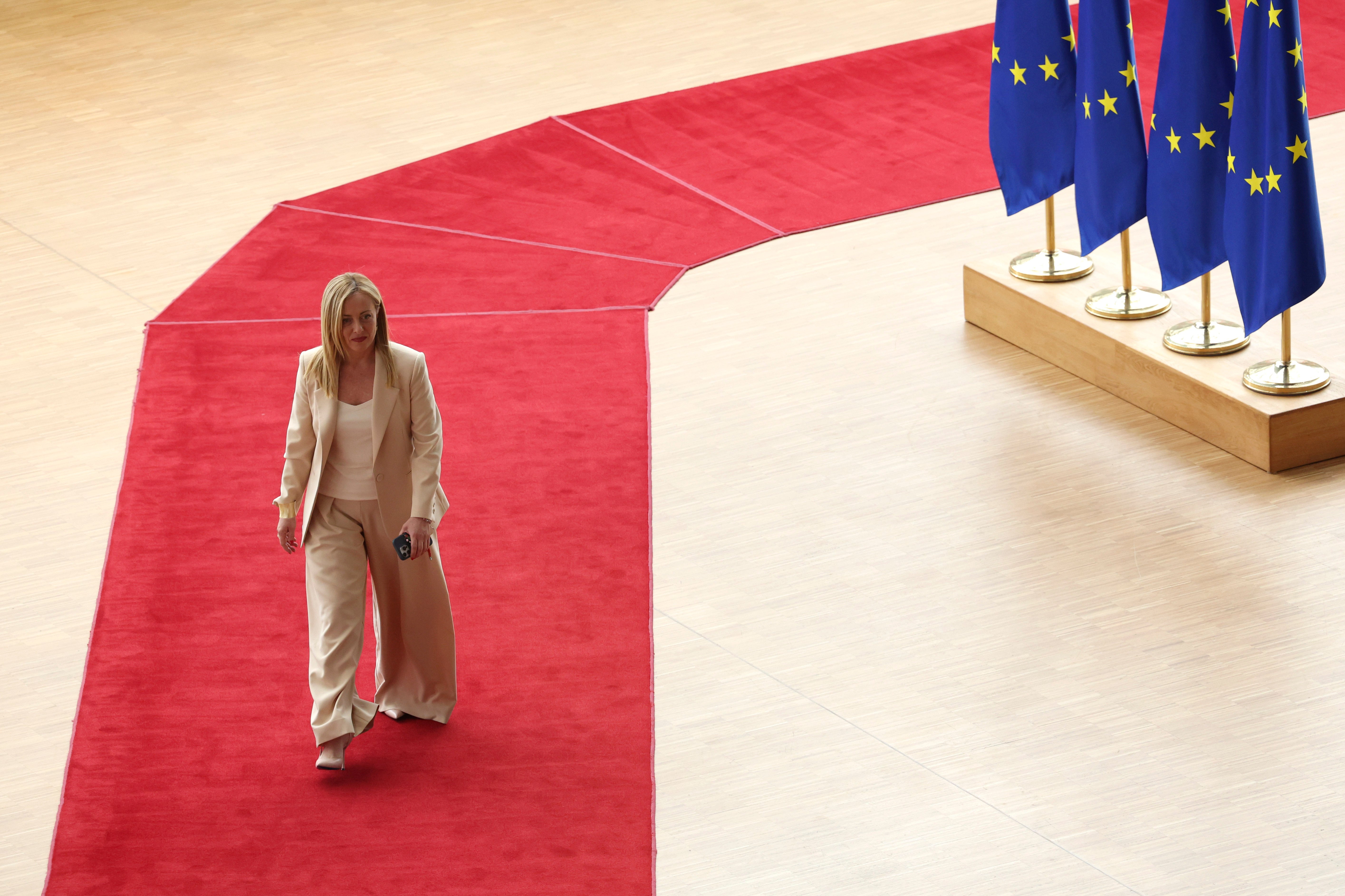 Italy Meloni Anniversary