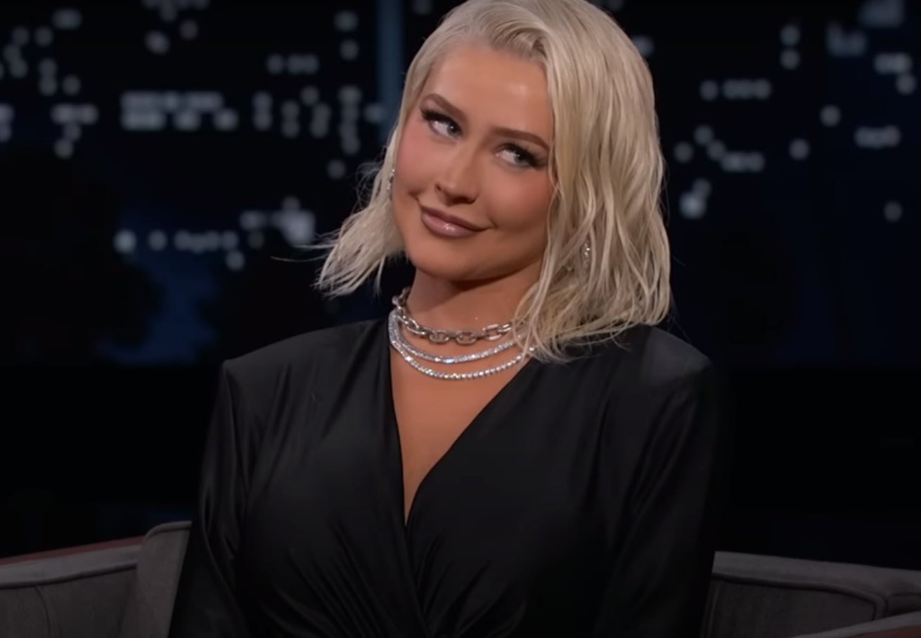 Aguilera seemed unimpressed by the question
