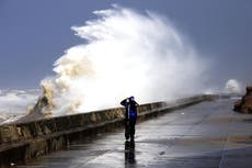 Rare red weather warning issued as Storm Babet hits UK