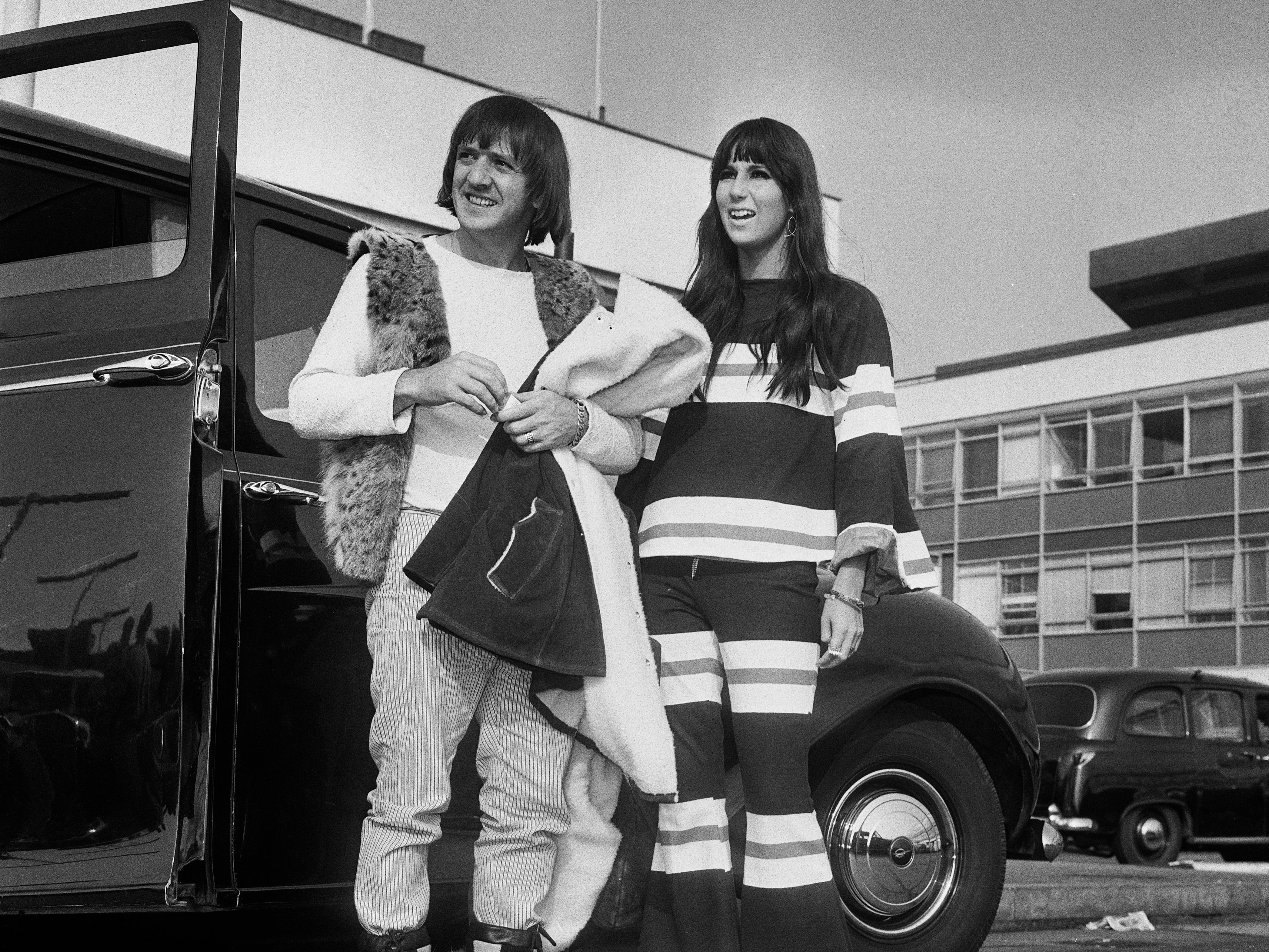 Cher with husband Sonny Bono in 1965