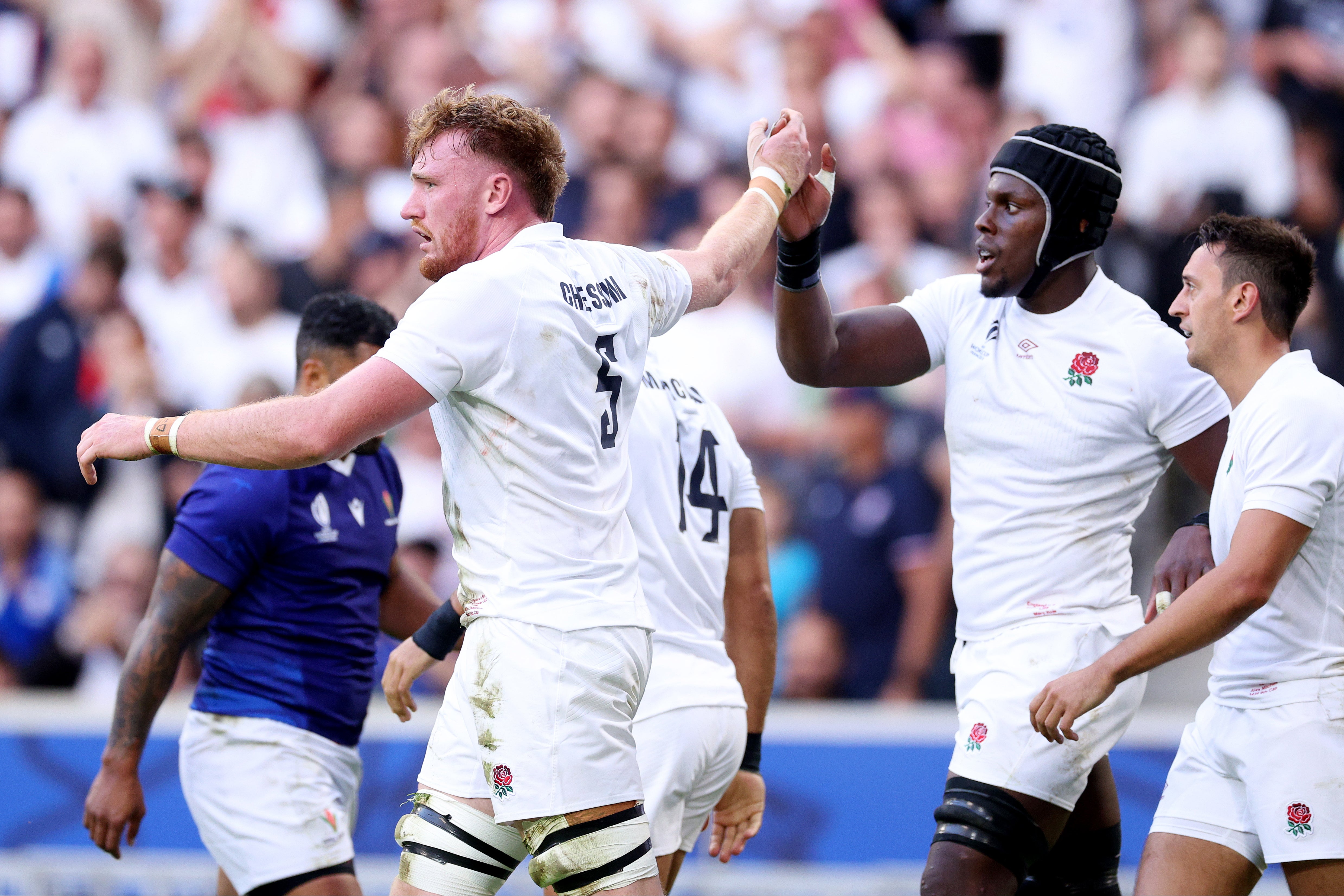 Ollie Chessum has developed his second row partnership with Maro Itoje