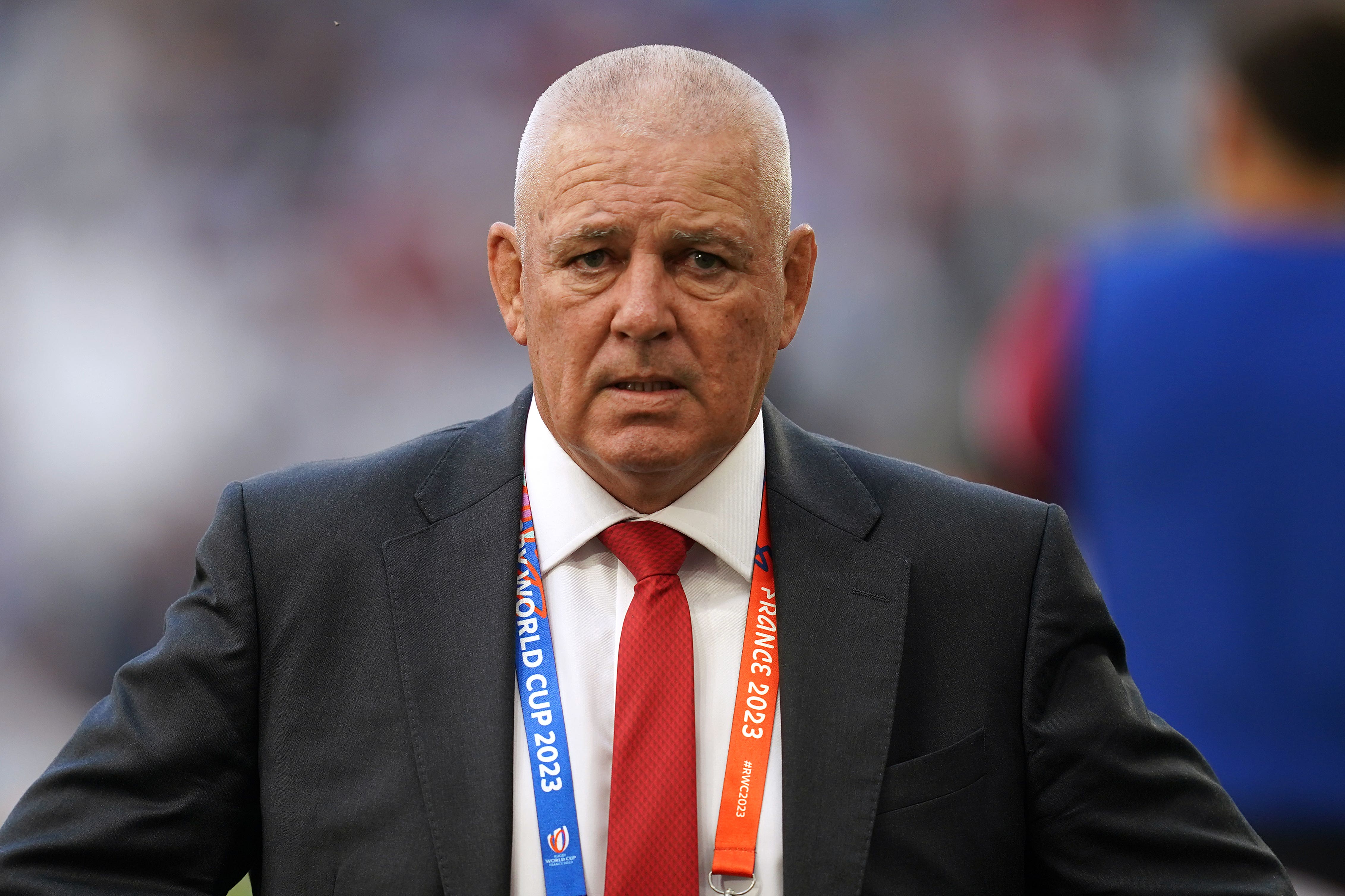 Warren Gatland is to remain as Wales head coach through to the 2027 World Cup (David Davies/PA)