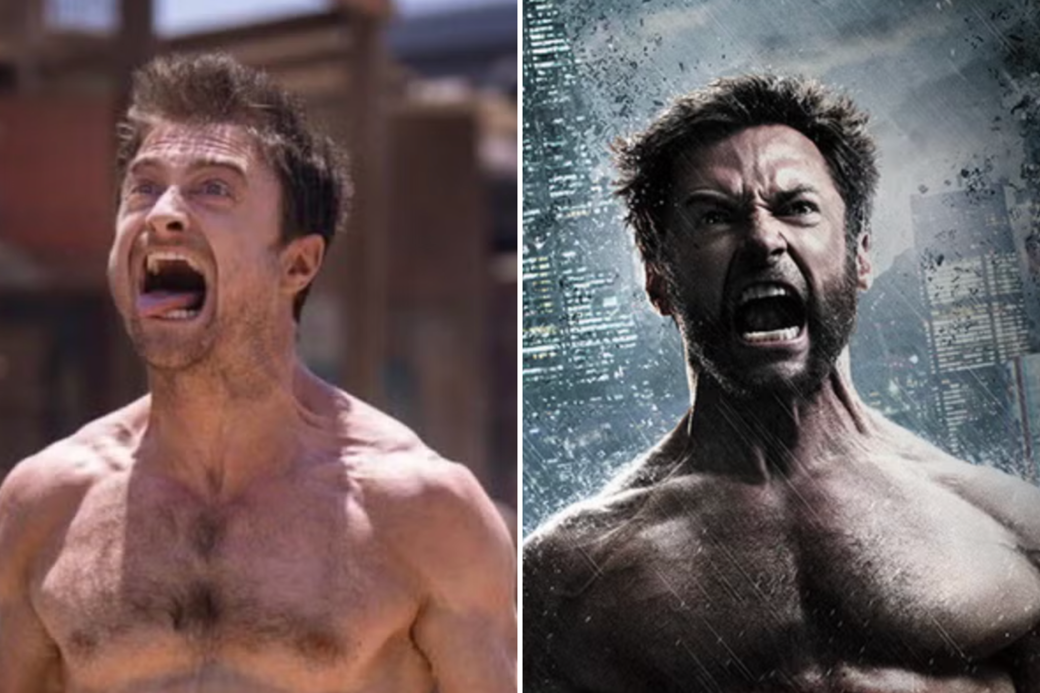 Daniel Radcliffe in ‘Miracle Workers’ and hugh Jackman in ‘X-Men’