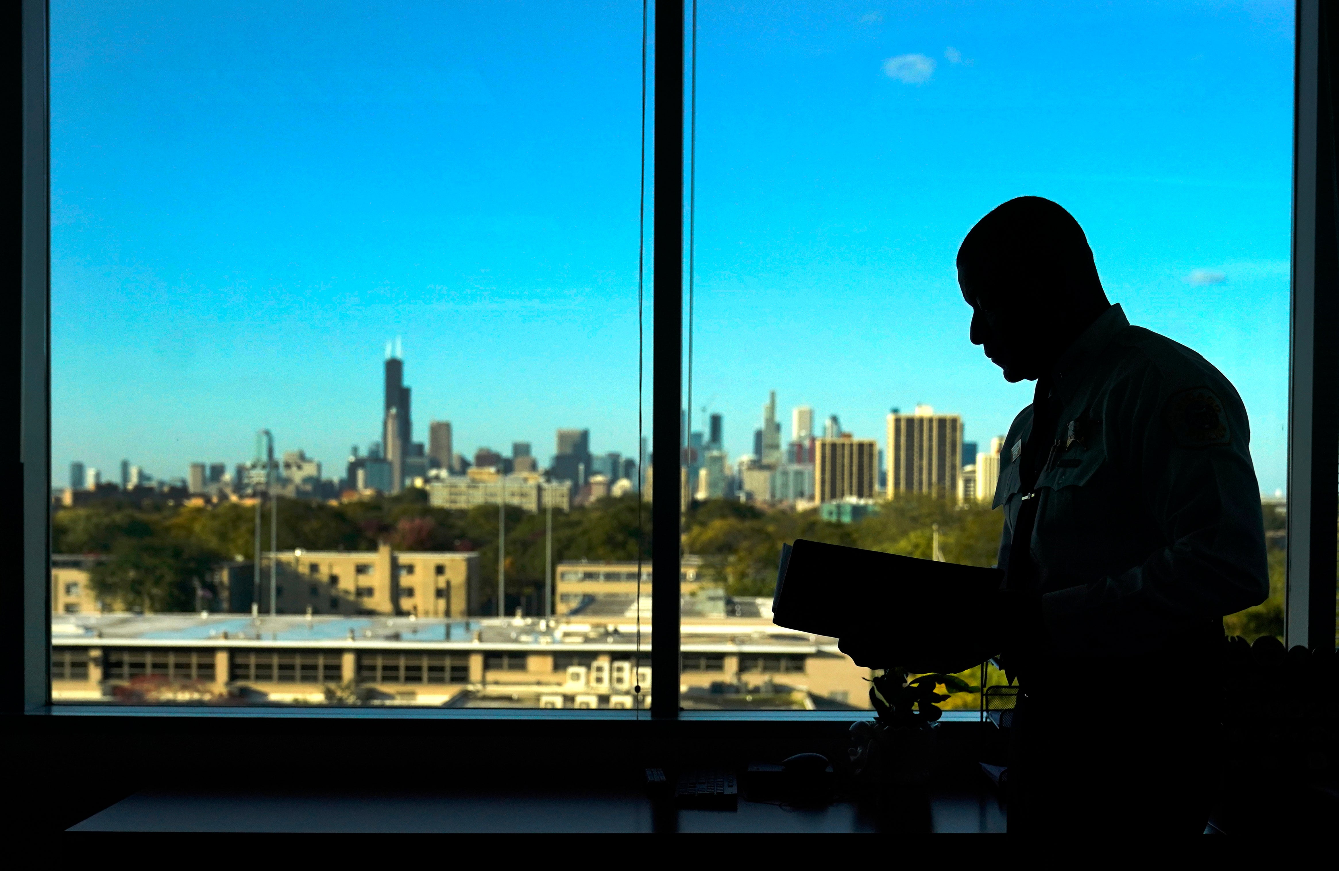 Migrants Chicago Police