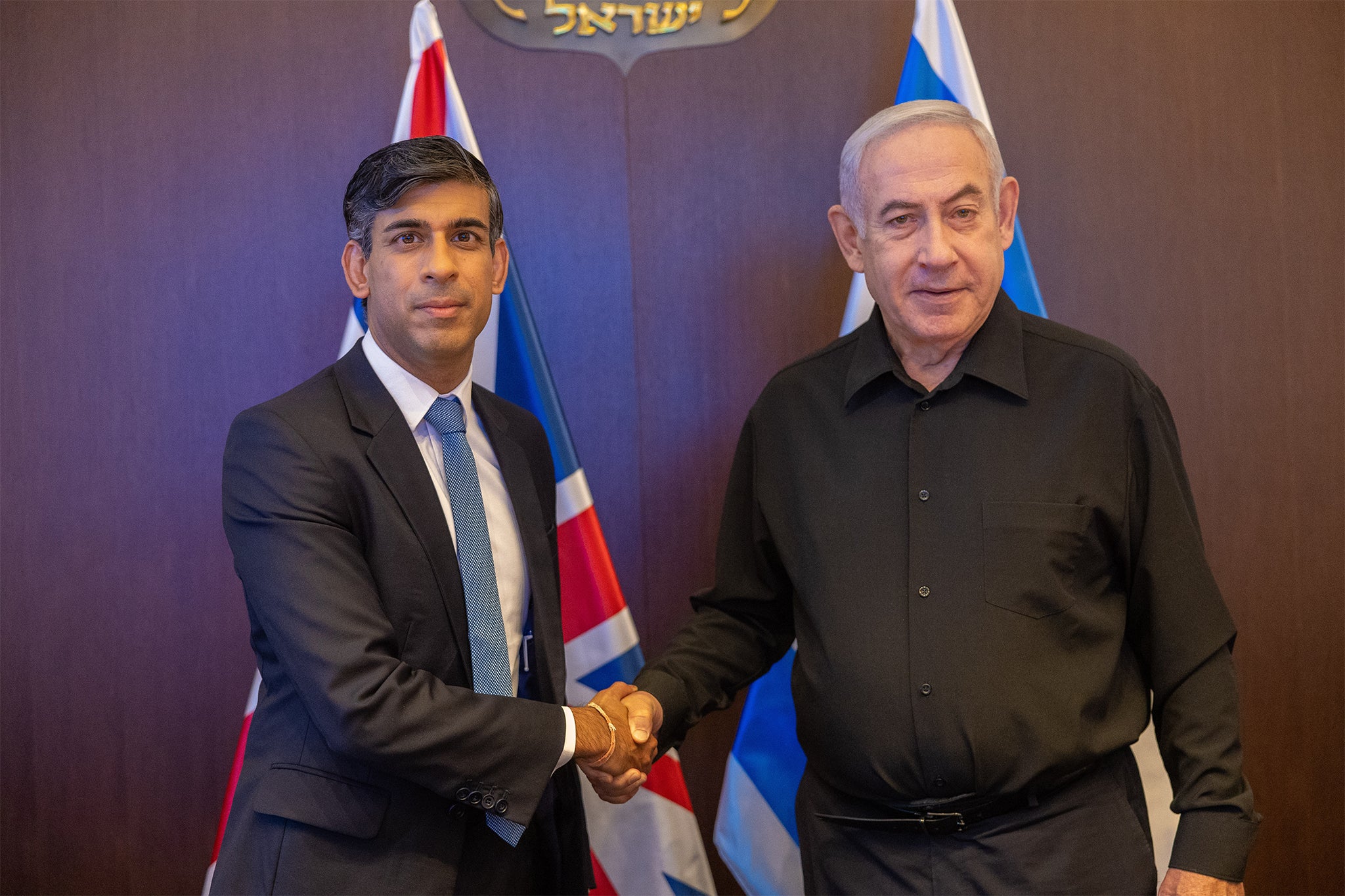 Sunak meeting Benjamin Netanyahu last week