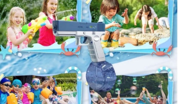 A supplied image of the water pistol