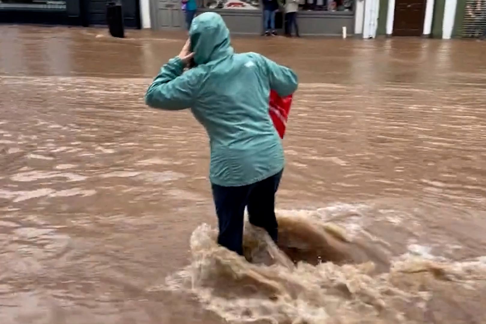 Parts of Ireland have been hit by flooding (@realLiamMac/PA)