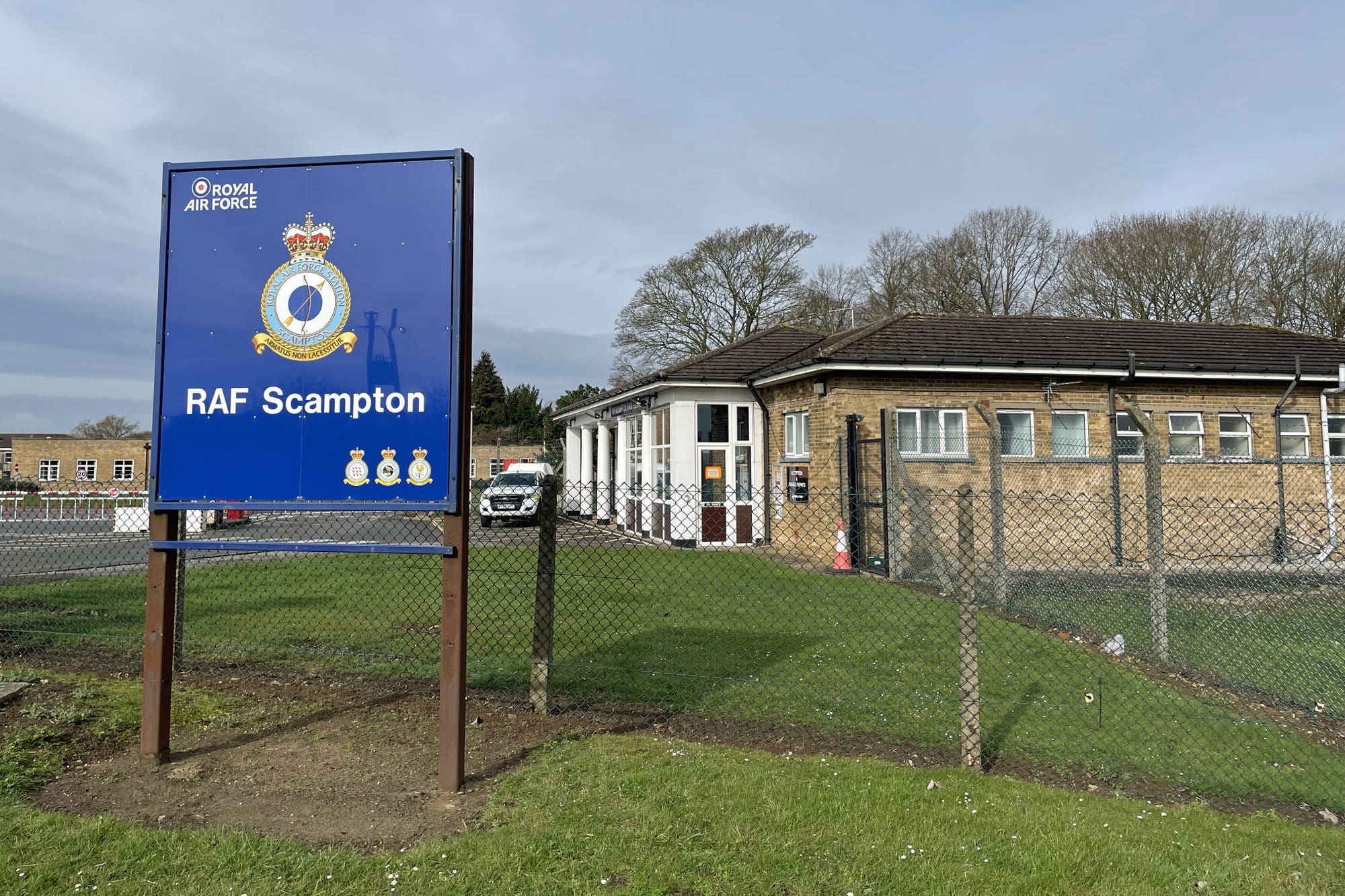 The officers’ mess is at RAF Scampton in Lincolnshire (Callum Parke/PA)