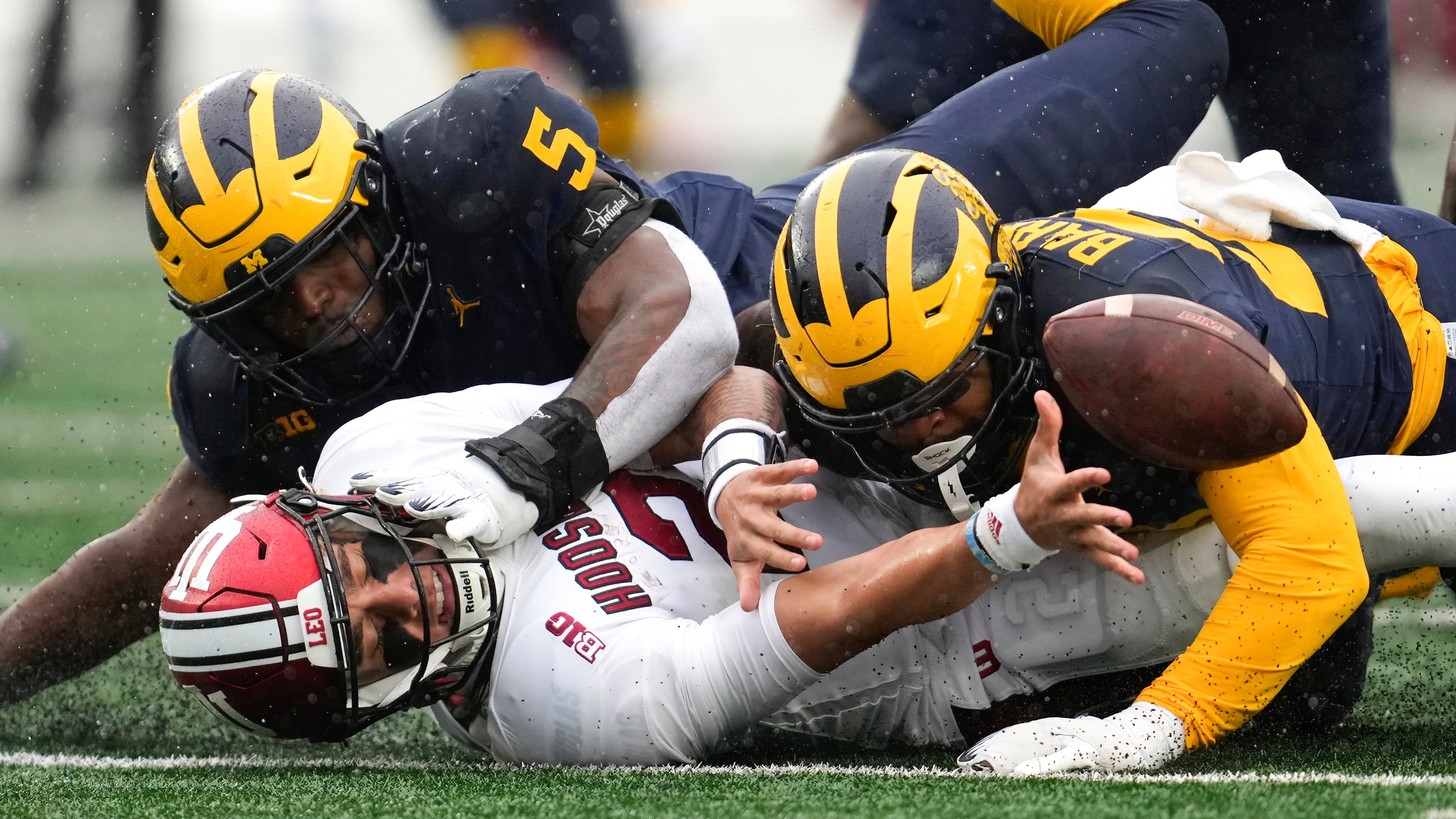 APTOPIX Indiana Michigan Football