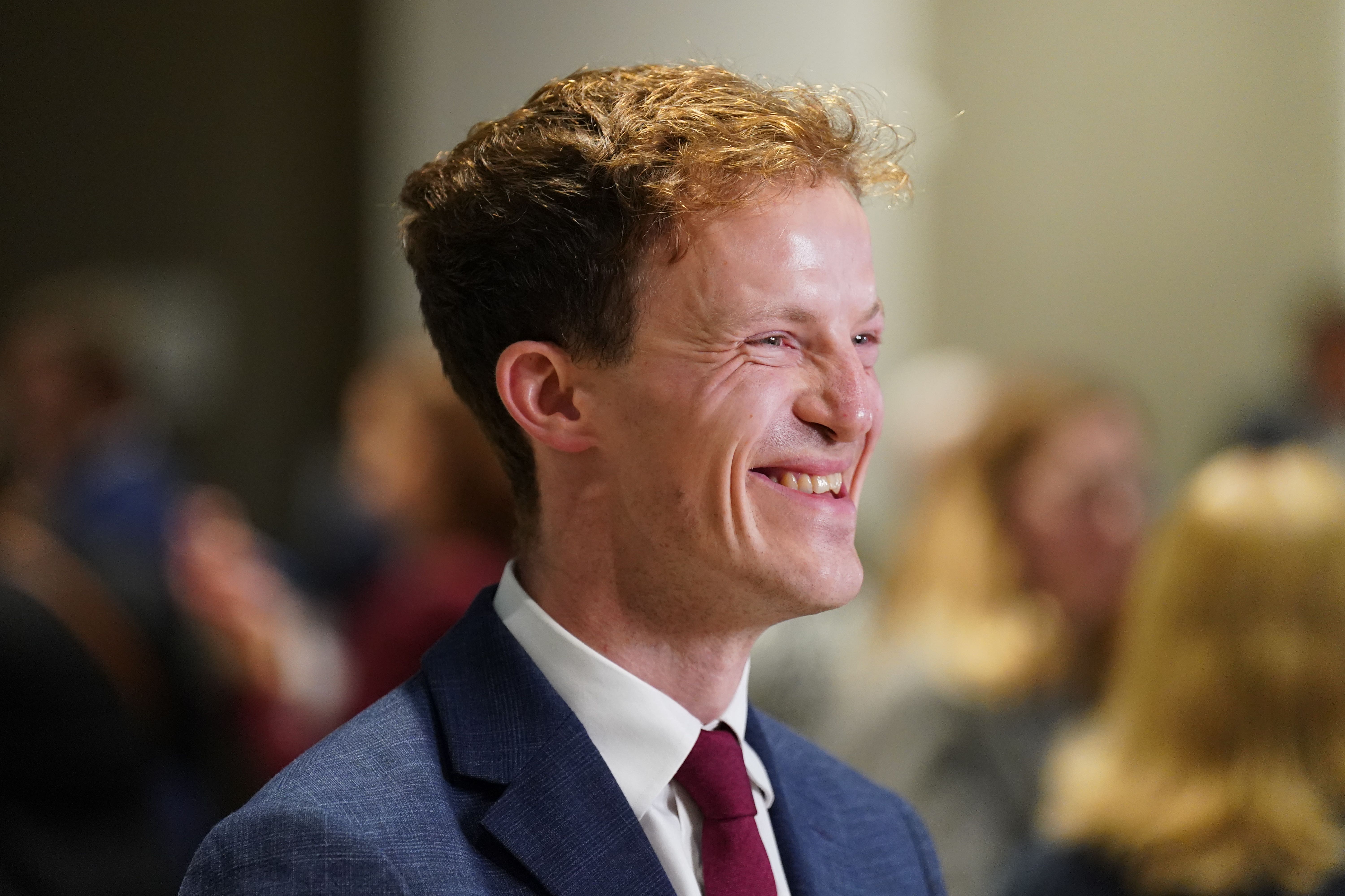 Alistair Strathern has won for Labour in Mid Bedfordshire (Joe Giddens/PA)