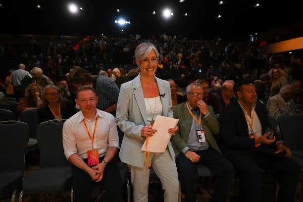 File: Liberal Democrat deputy leader Daisy Cooper after her speech to the conference at Bournemouth International Centre on 24 September 2023