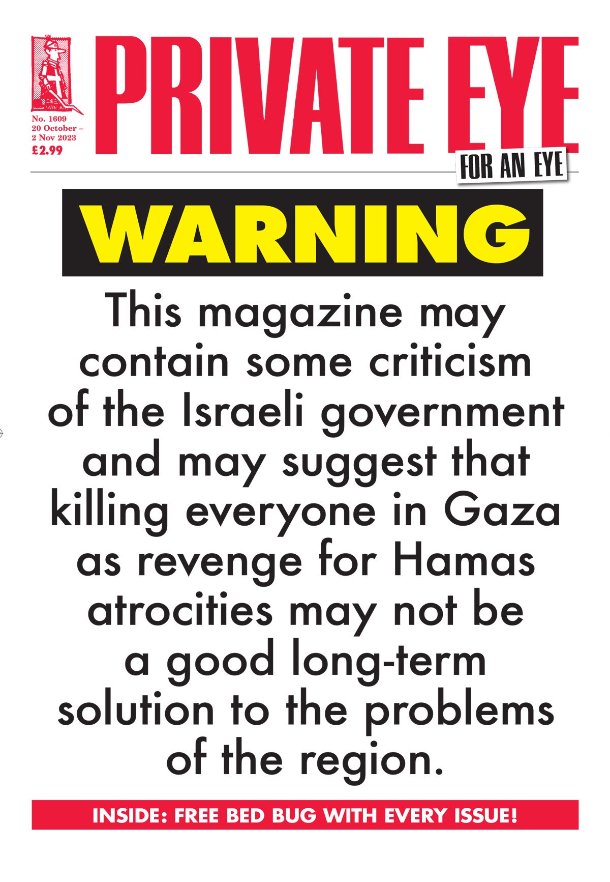 Private Eye cover, 20 October 2023