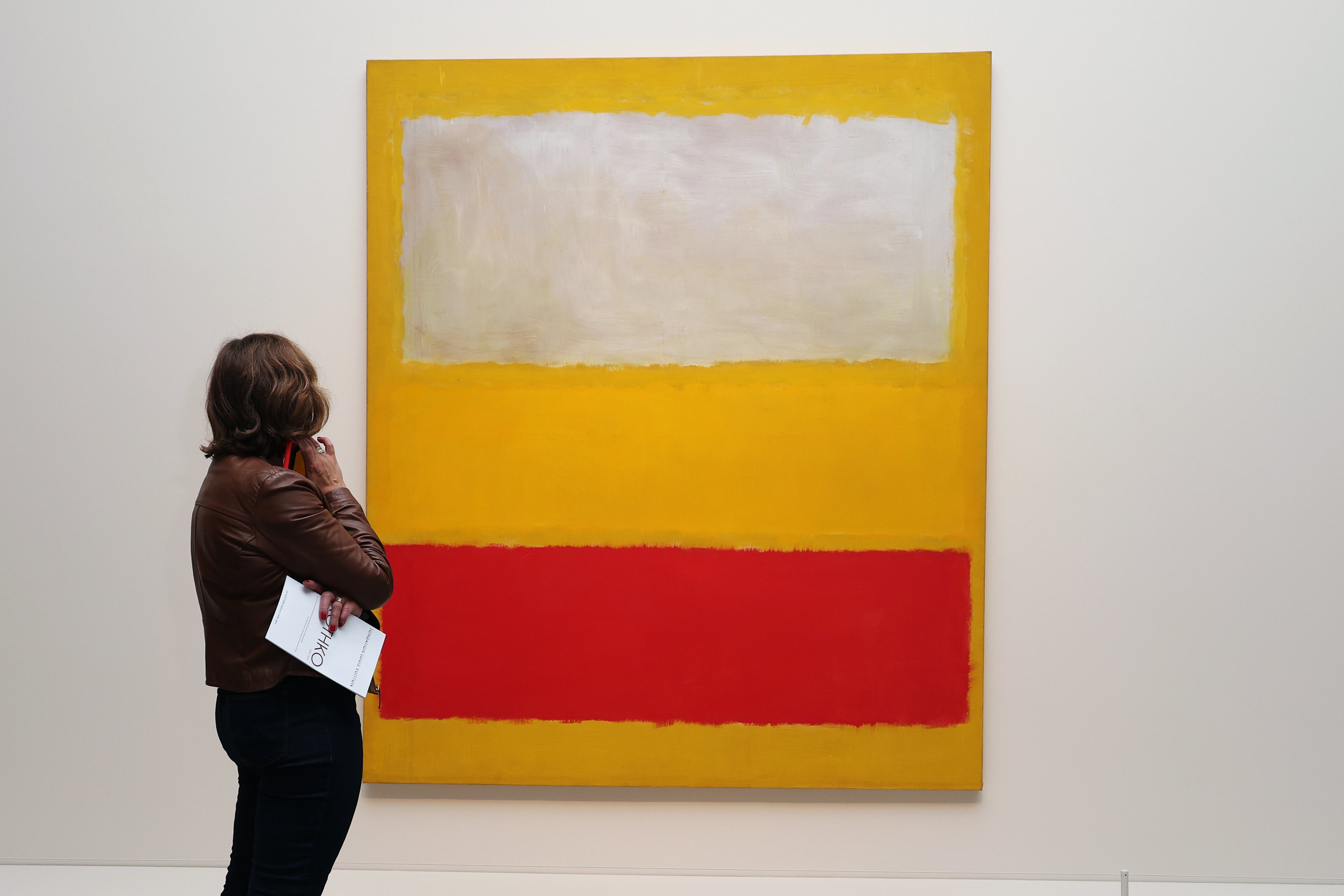 Opening night at the Mark Rothko retrospective at La Foundation Louis Vuitton, Paris, 17 October