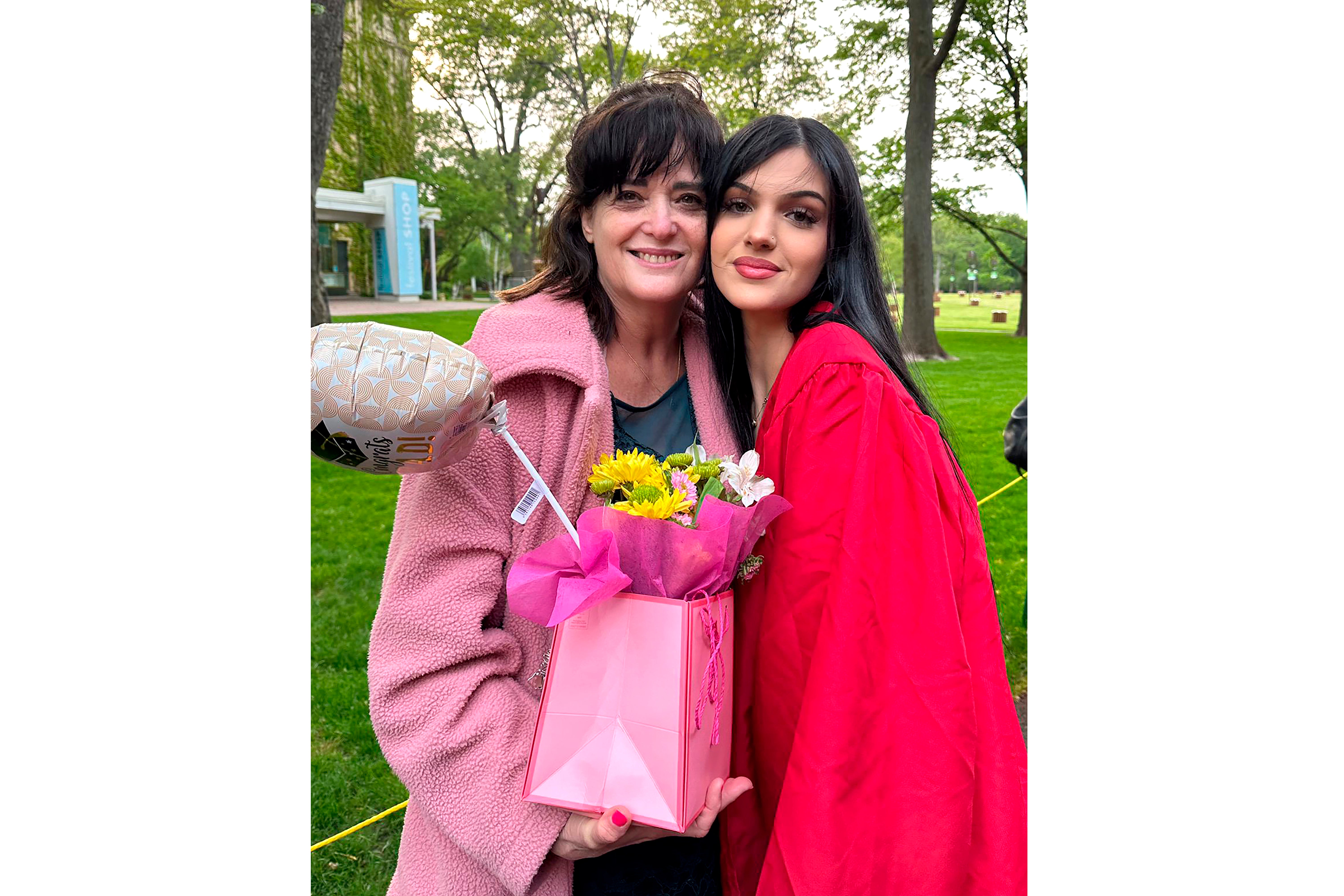 Natalie with her mother Judith