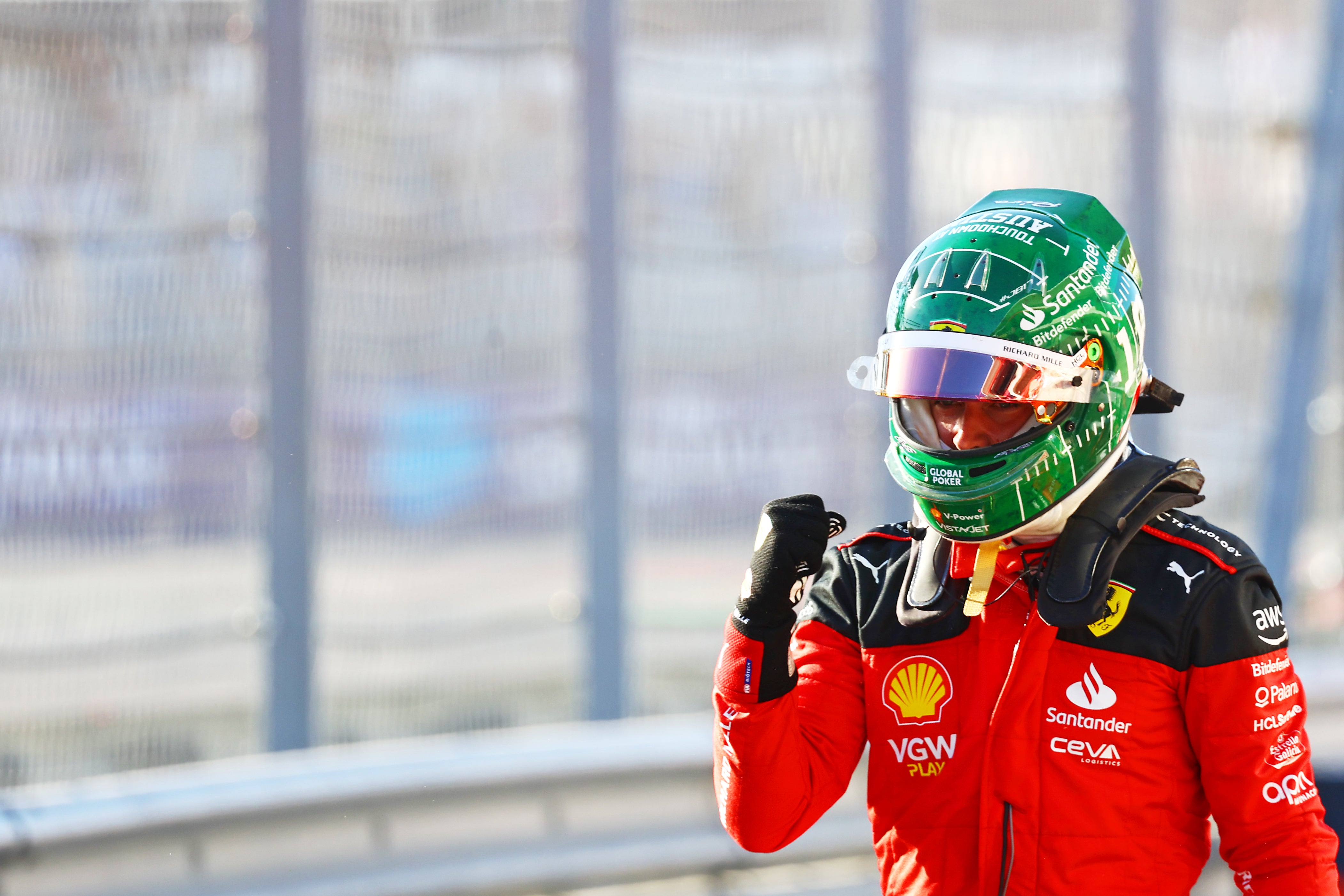 Charles Leclerc took pole position for the US Grand Prix