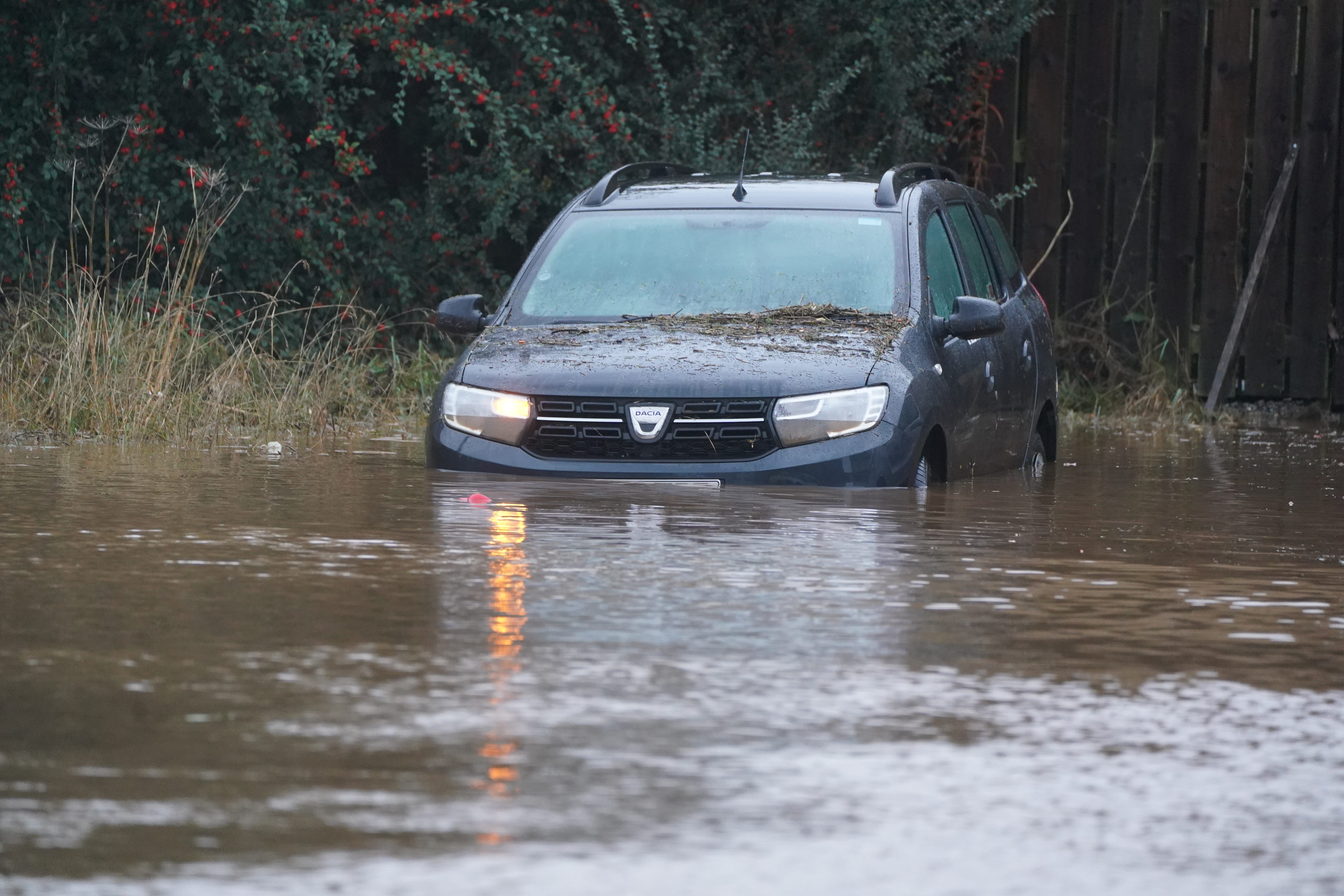 Storm Babet is battering the country (Andrew Milligan/PA)