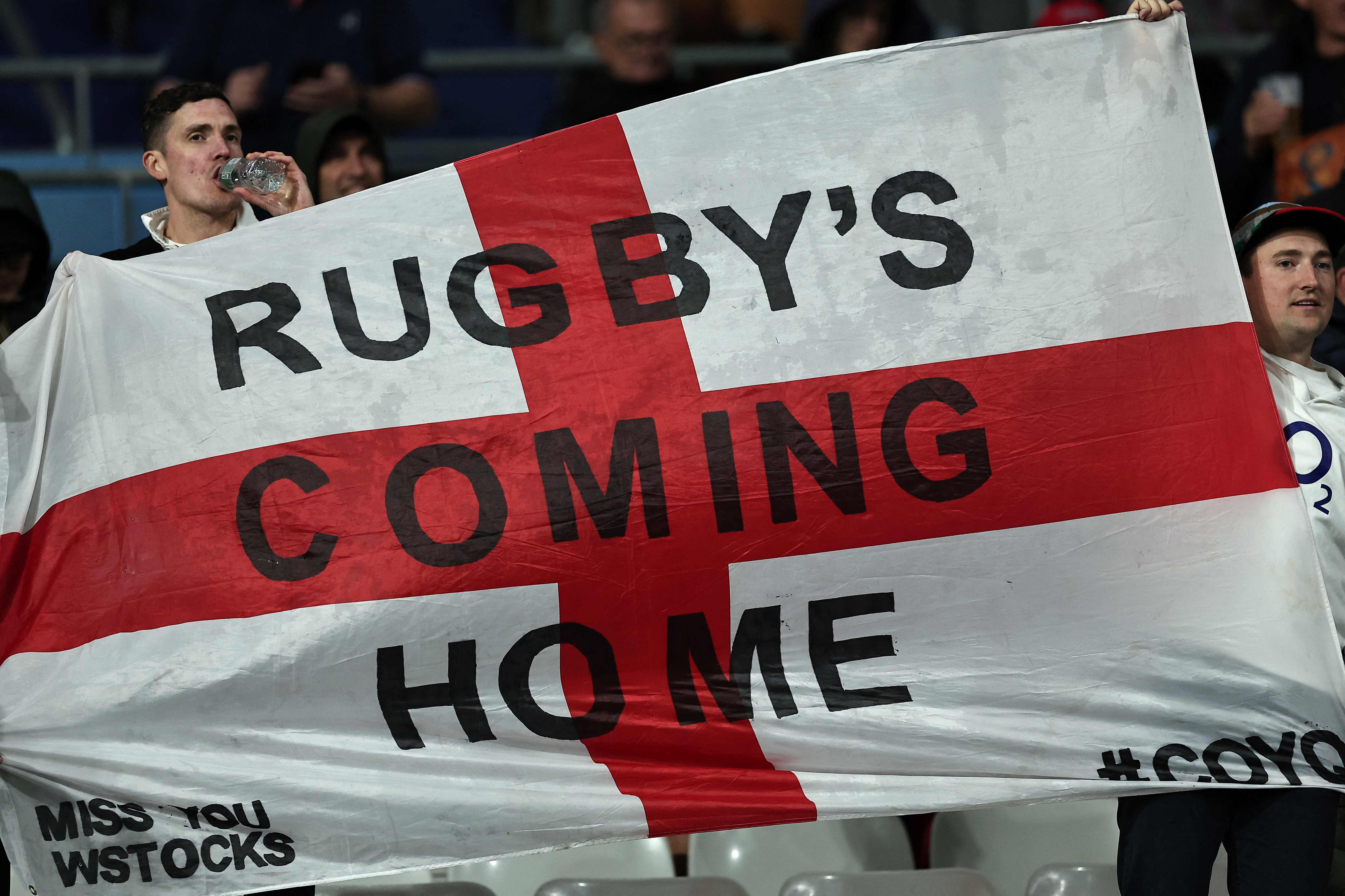 Optimistic England fans in Paris