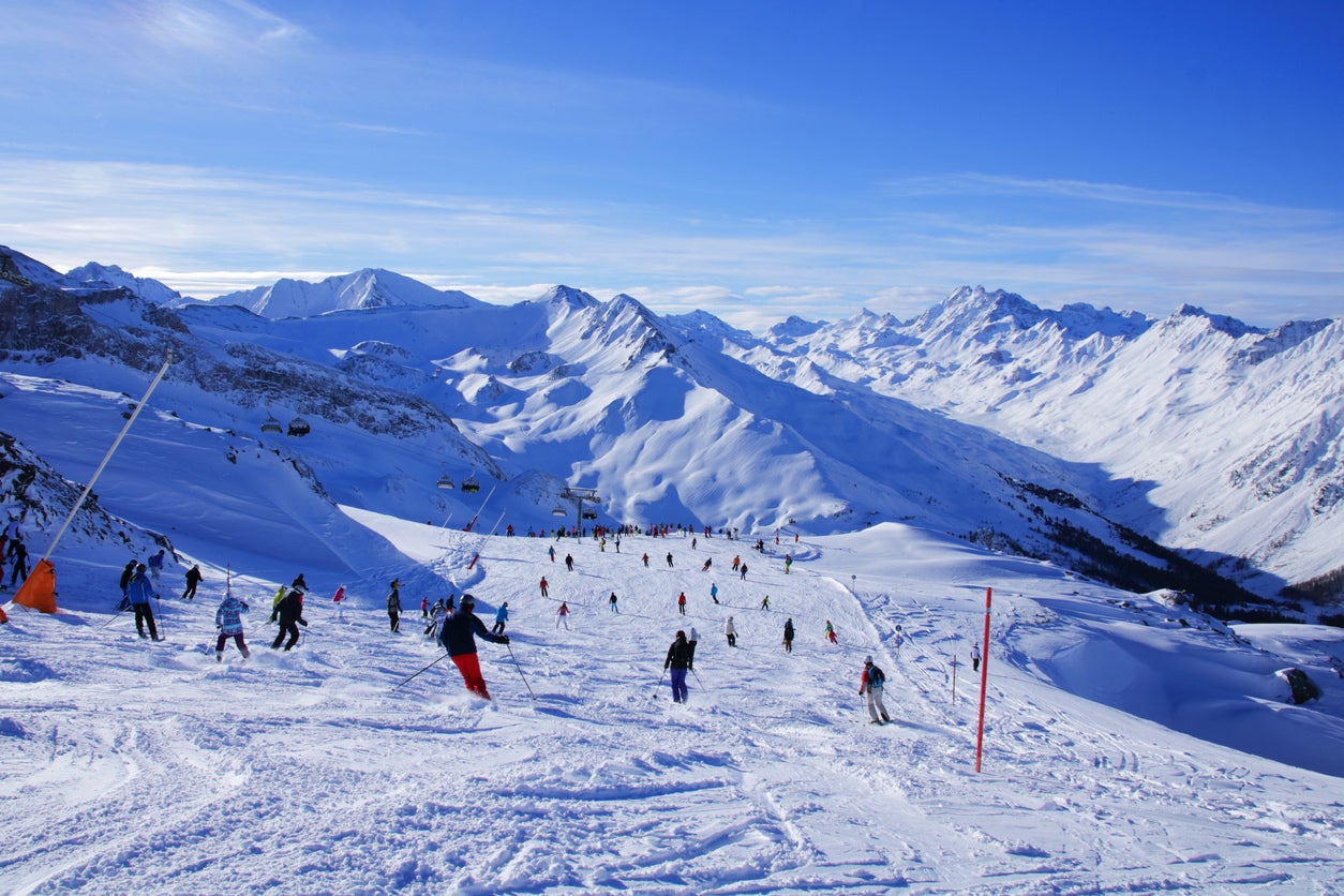 High altitude pistes bless upmarket Ischgl with shedloads of snow