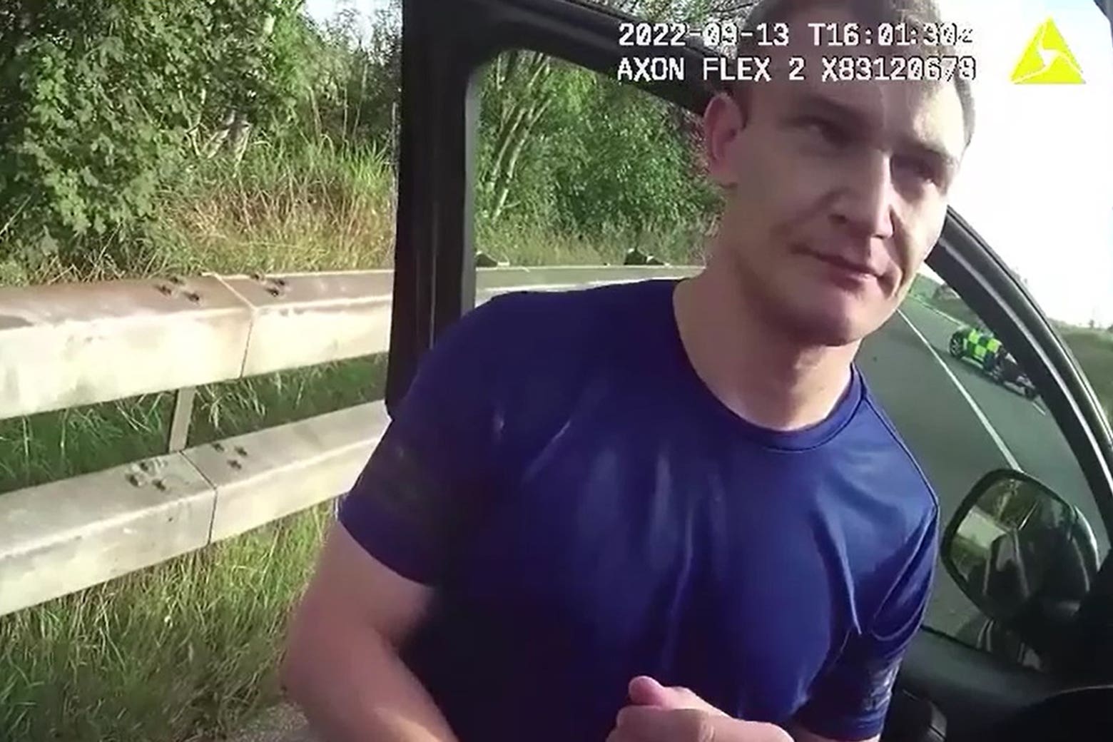 Bodycam footage of Joseph Peers being arrested on suspicion of the murder of Ashley Dale