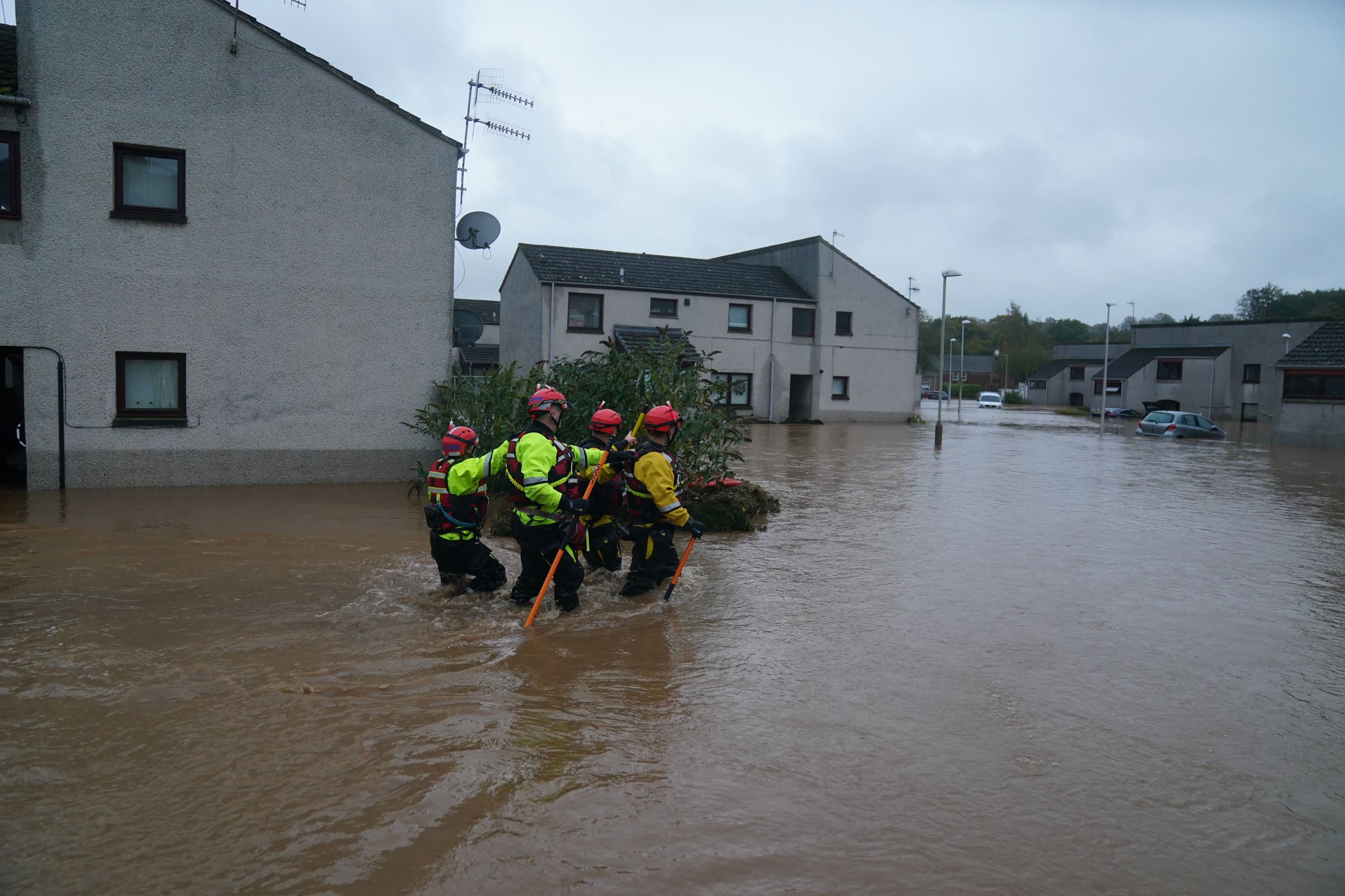 Scotland was hit by severe weather (Andrew Milligan/PA)