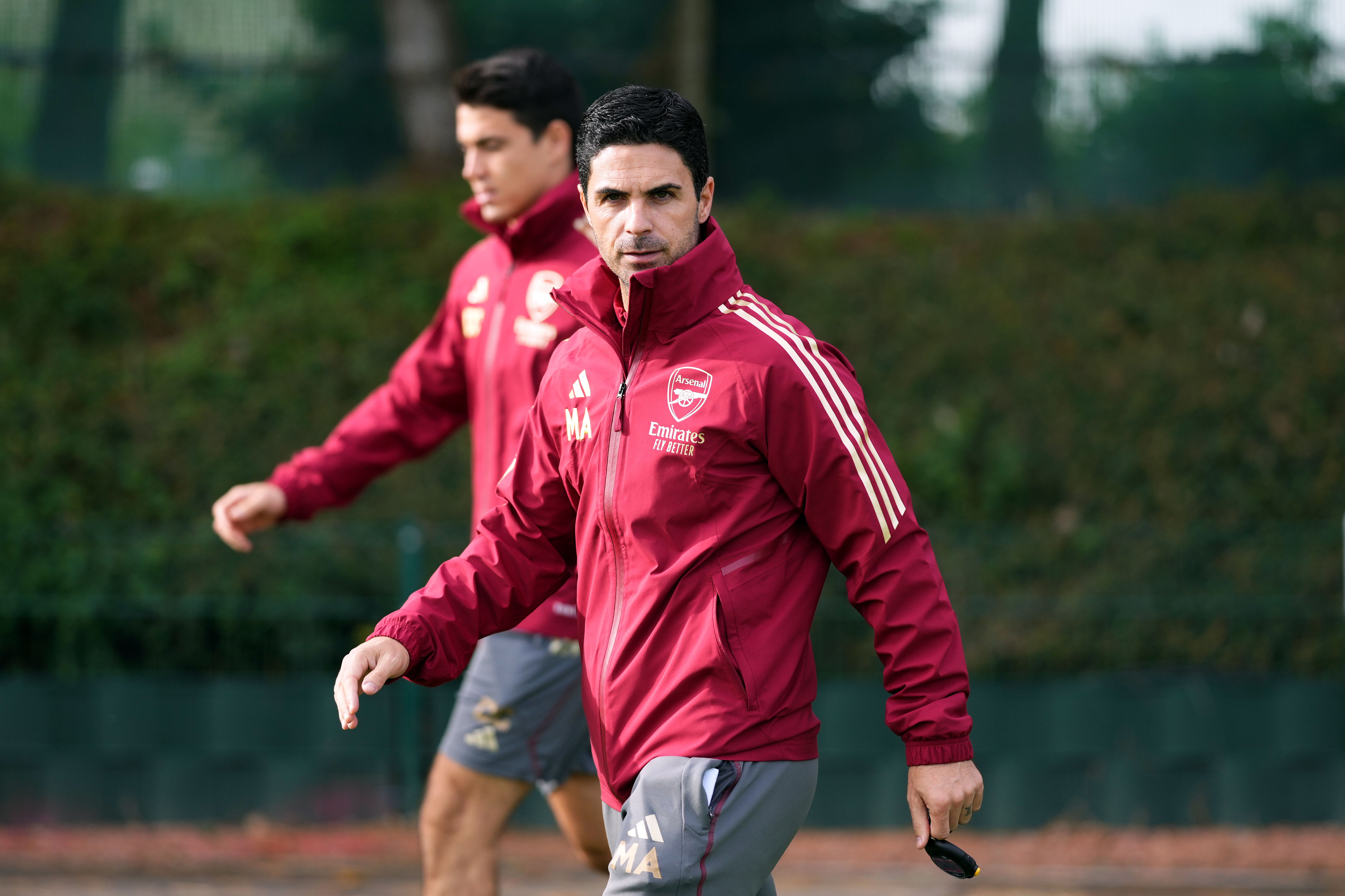 Mikel Arteta’s Arsenal visit Sevilla on Tuesday (John Walton/PA)