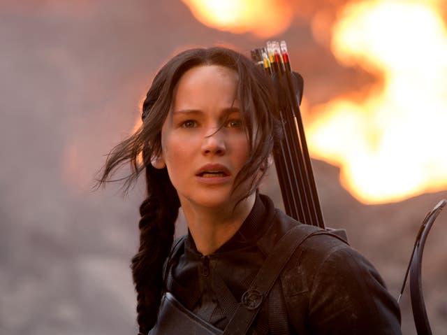 <p>Jennifer Lawrence in ‘The Hunger Games: Mockingjay Part 1'</p>