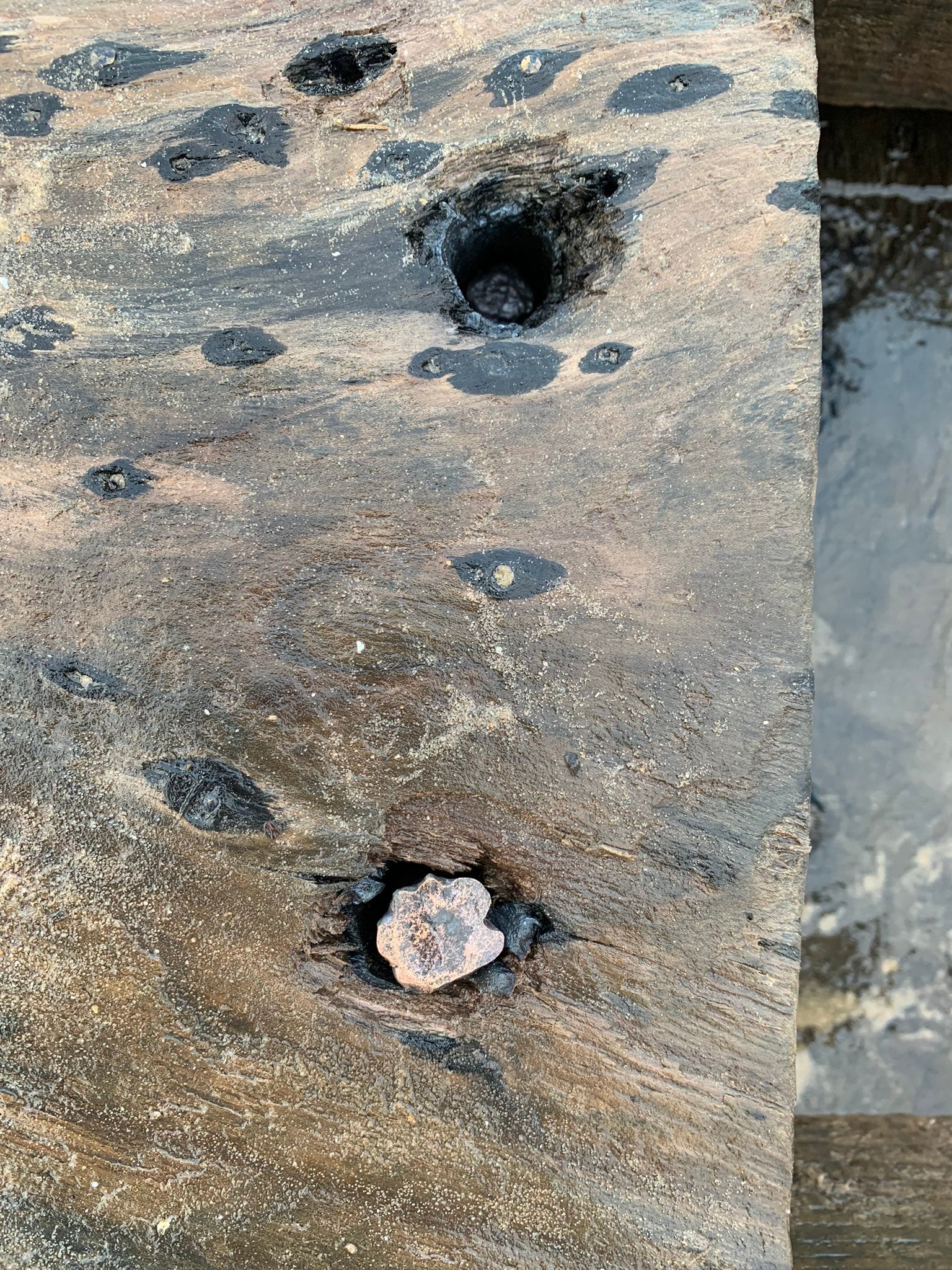 Structure was found on the beach of Marske-by-the-Sea on Saturday