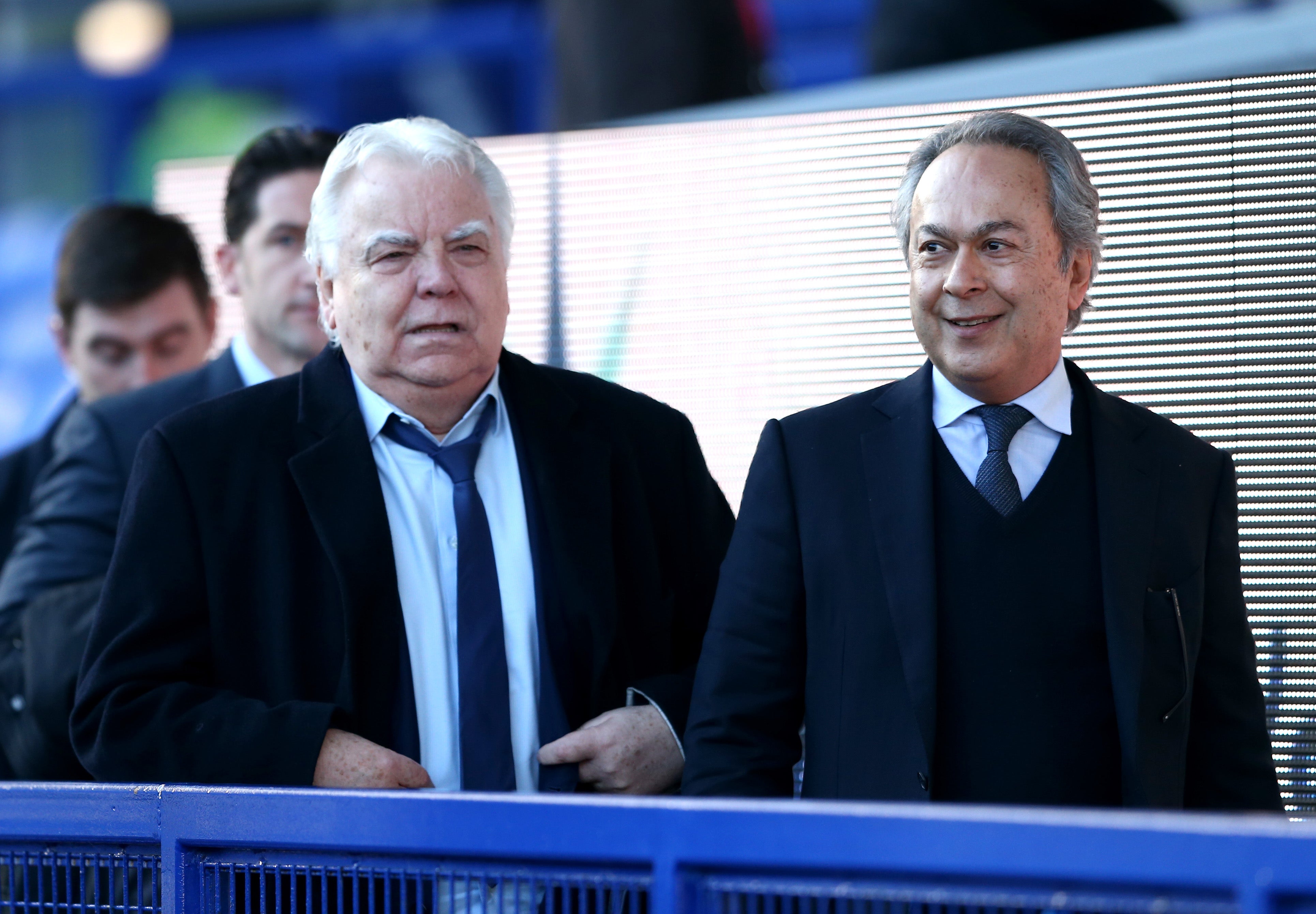 Kenwright pictured alongside Farhad Moshiri