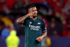 Gabriel Jesus inspires Arsenal to Champions League win over Sevilla