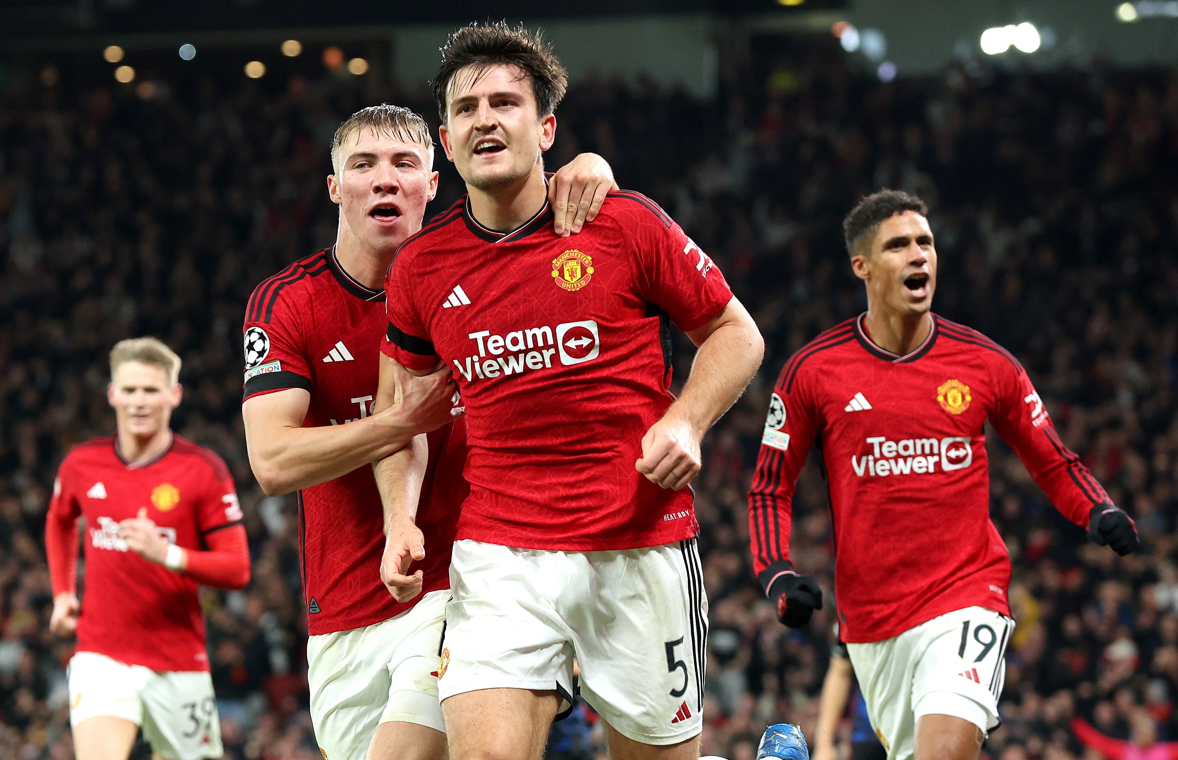 Harry Maguire’s header earned United all three points against Copenhagen