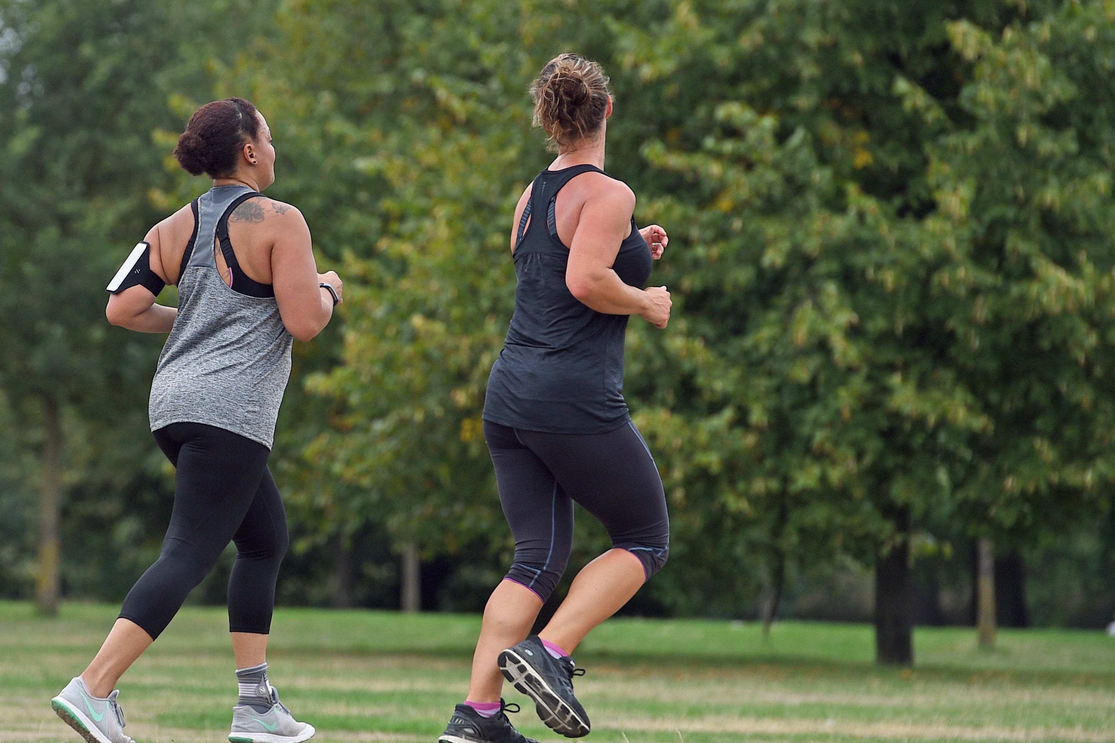 Vigorous activity includes jogging at 6mph or faster, the study said (Kirsty O’Connor/PA)